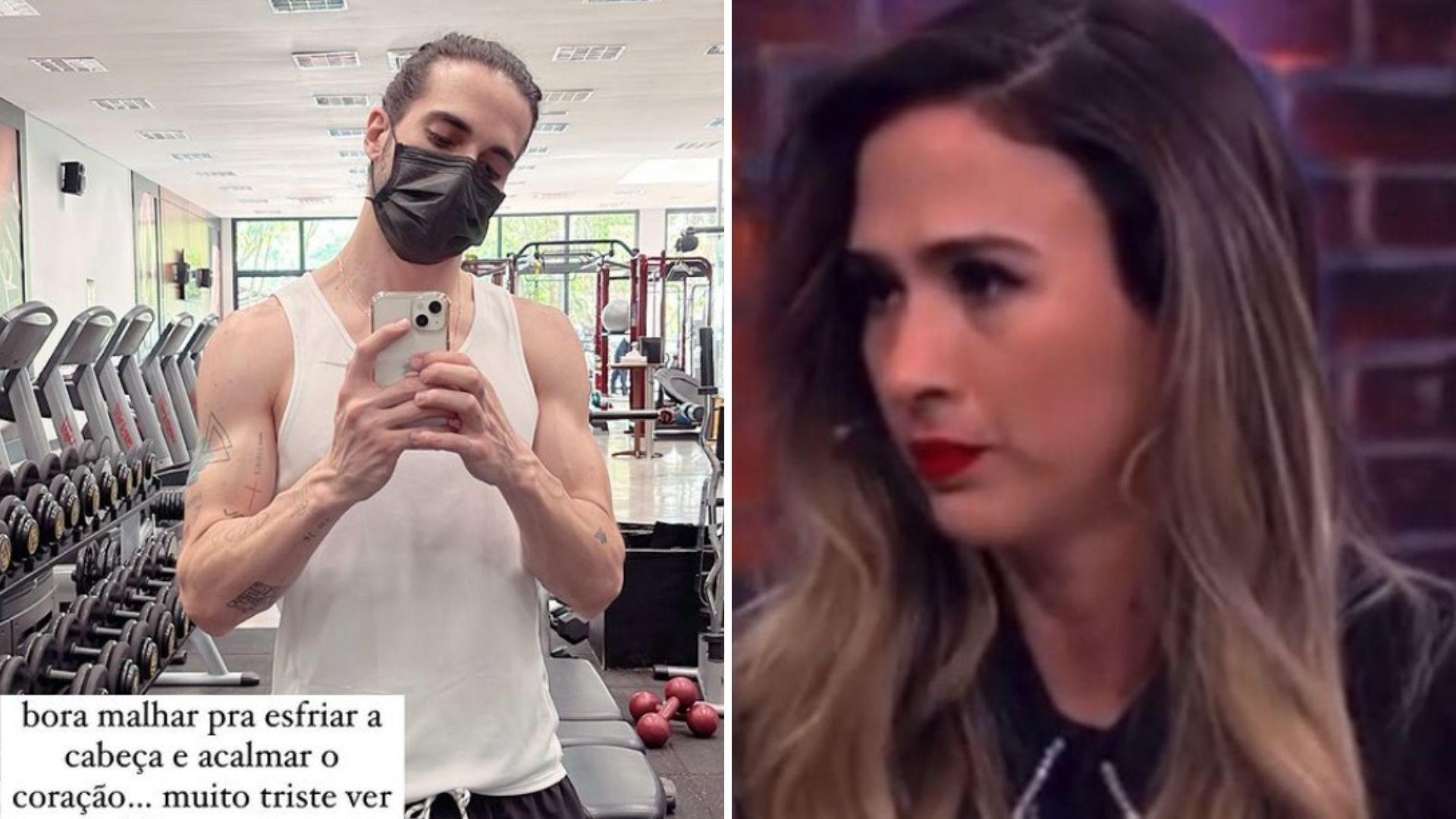Abalado, Fiuk solta indireta após climão com Tatá Werneck: “Esfriar a cabeça”
