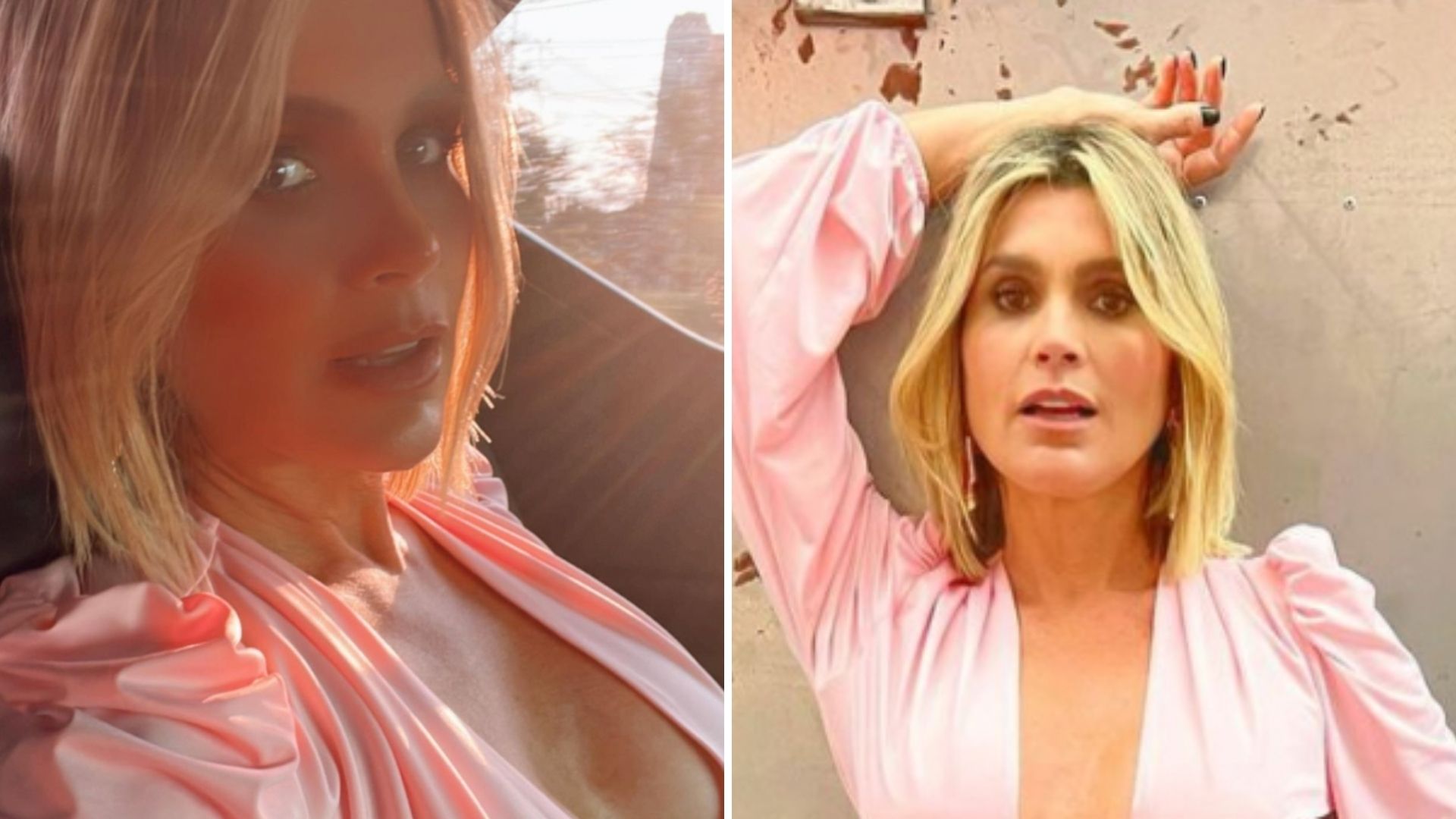 Roubou a cena! Flávia Alessandra escolhe look sexy para a vinheta de final de ano da Globo