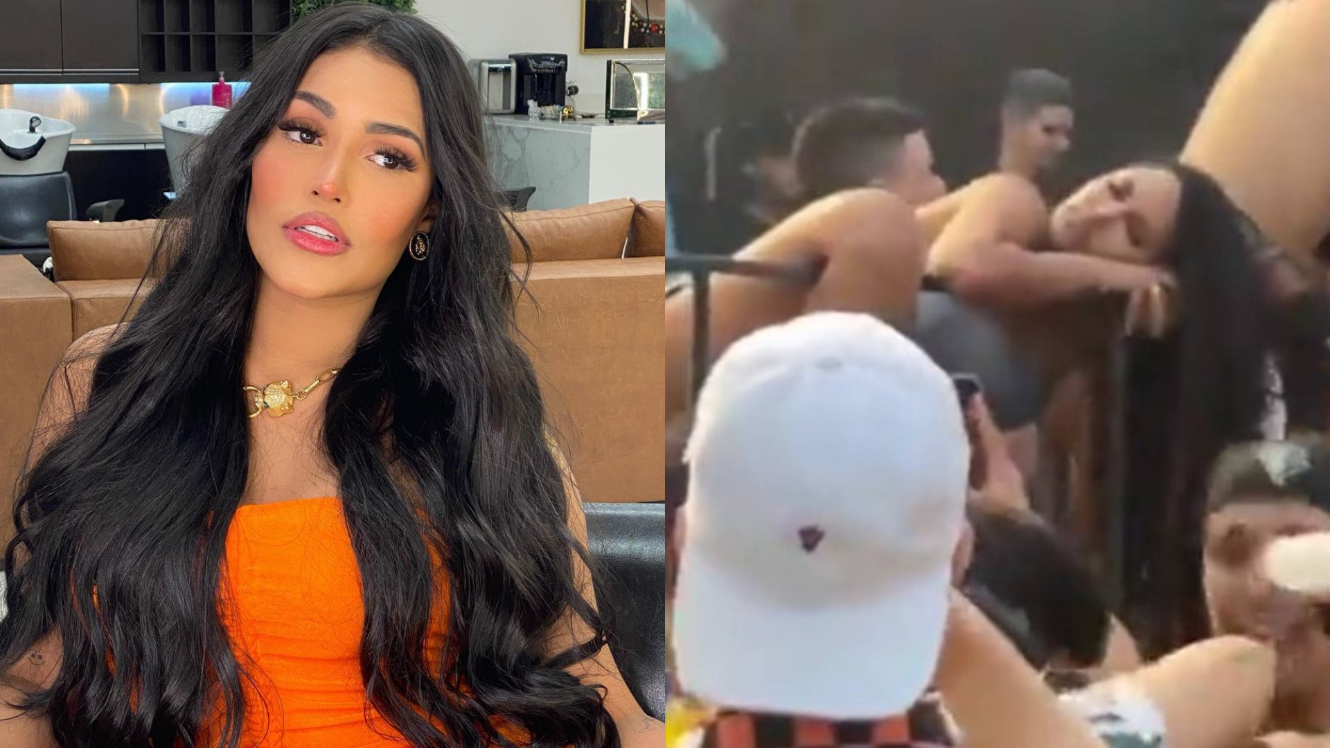Ex-BBB Flay se pronuncia após ser flagrada dormindo no meio de festa: “Bêbada”