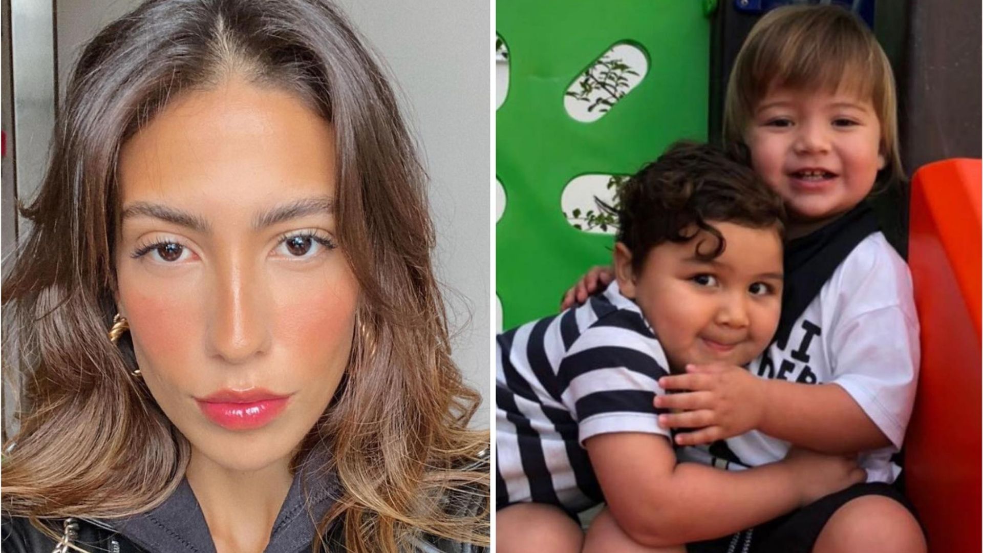 Triste, Gabi Brandt dá adeus ao sobrinho que voltará para mãe biológica
