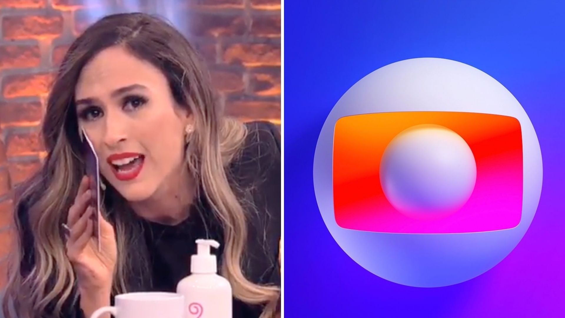 Tatá Werneck deixa comentário sincerão sobre o novo visual da Globo: “Vai ser demitida”