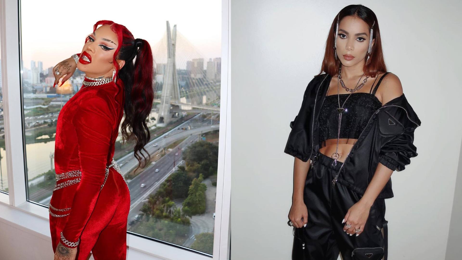 Anitta oferece um de seus prêmios a Gloria Groove, que rebate: “Quero meu próprio”