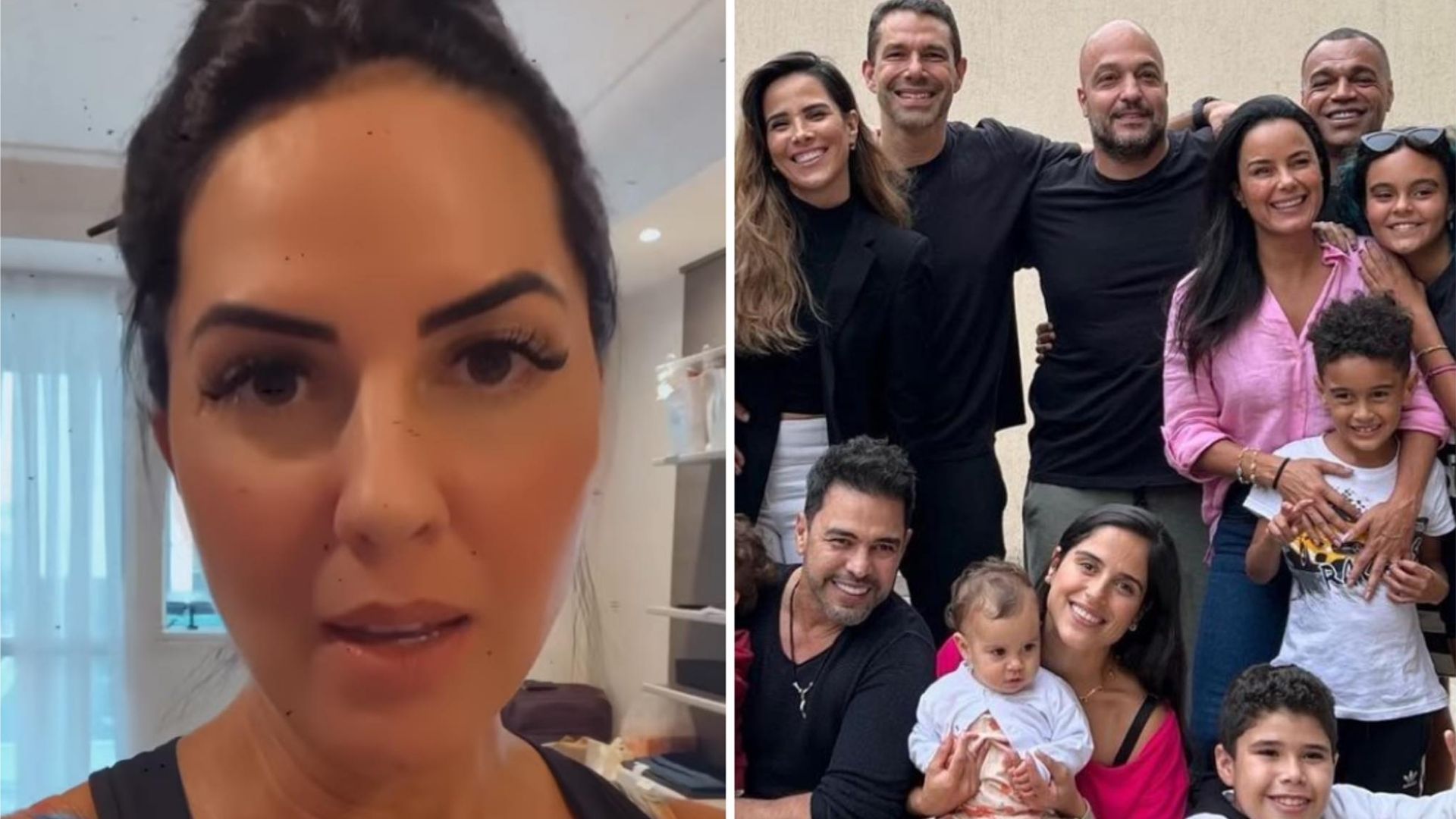 “É uma situação complicada”, diz Graciele Lacerda sobre filhos de Zezé di Camargo
