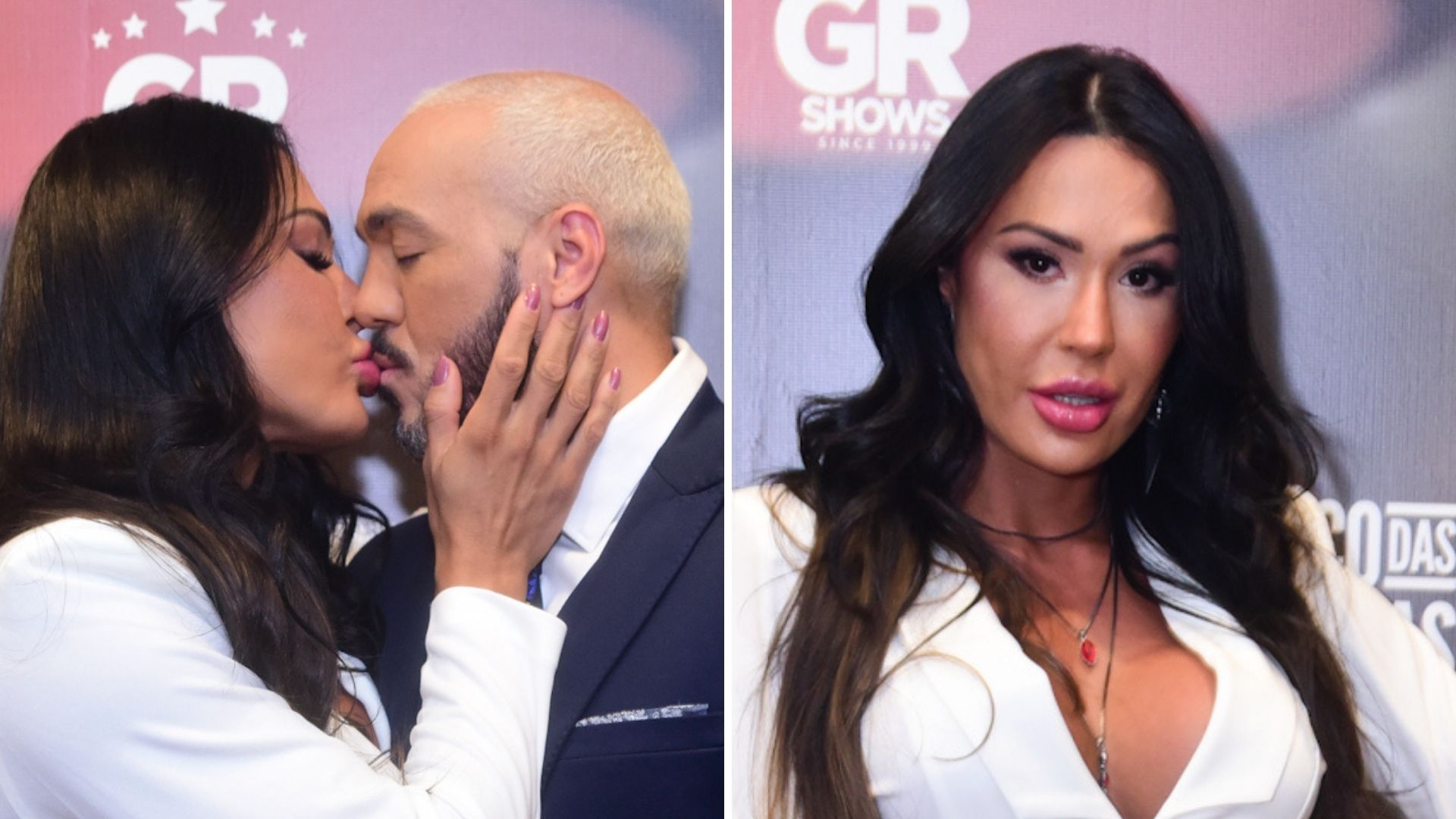 Sem sutiã, Gracyanne Barbosa vai chiquérrima e com look coladinho no show do marido, Belo