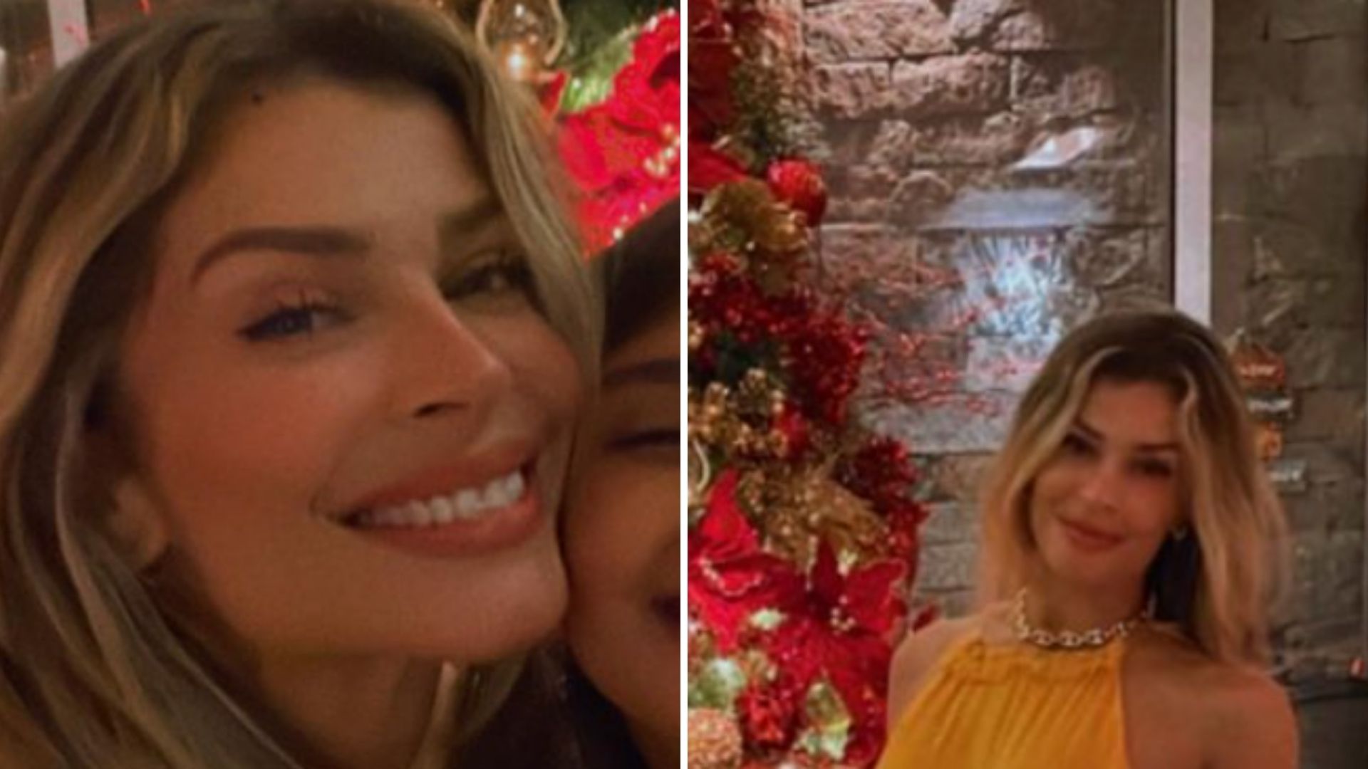 Grazi Massafera posa coladinha com a filha na noite de Natal: “Uma mocinha”