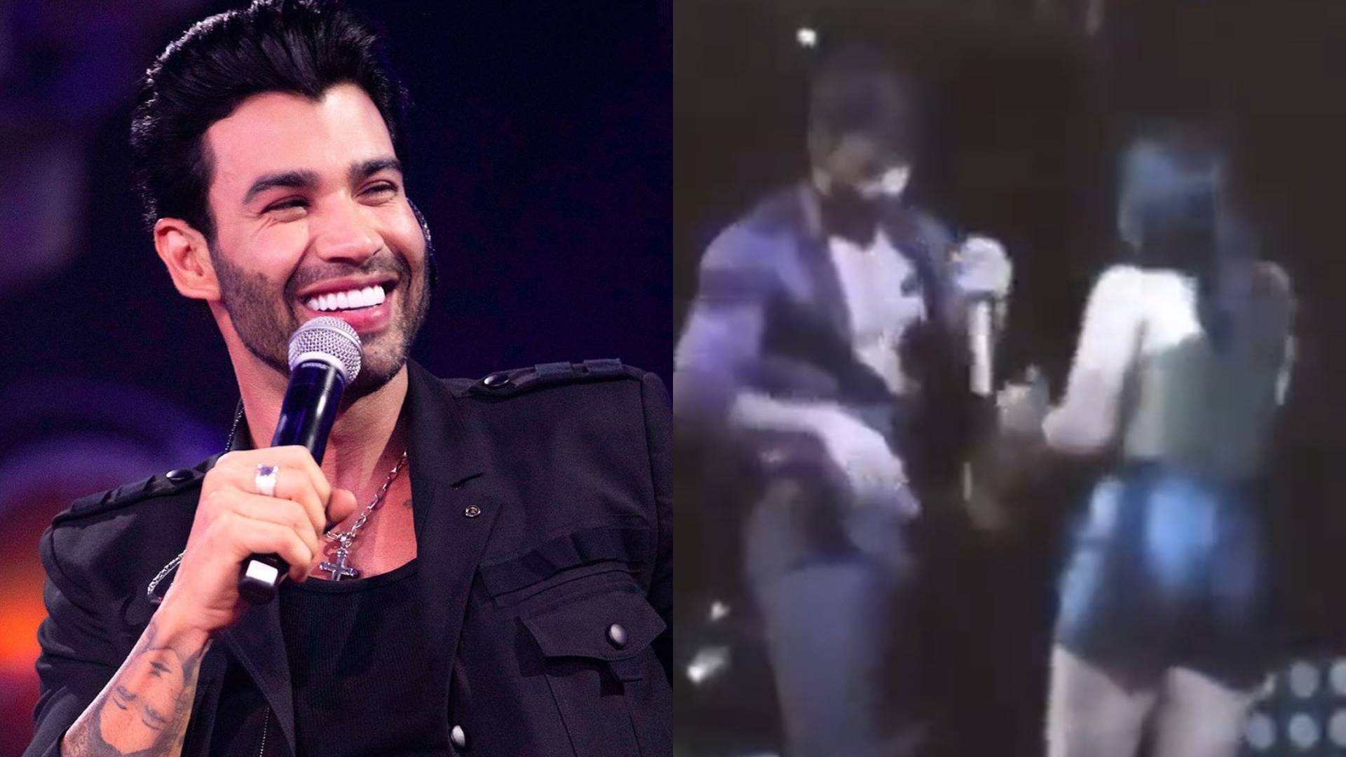 Gusttavo Lima ameaça tirar a camisa durante show e causa desmaio de fã no palco
