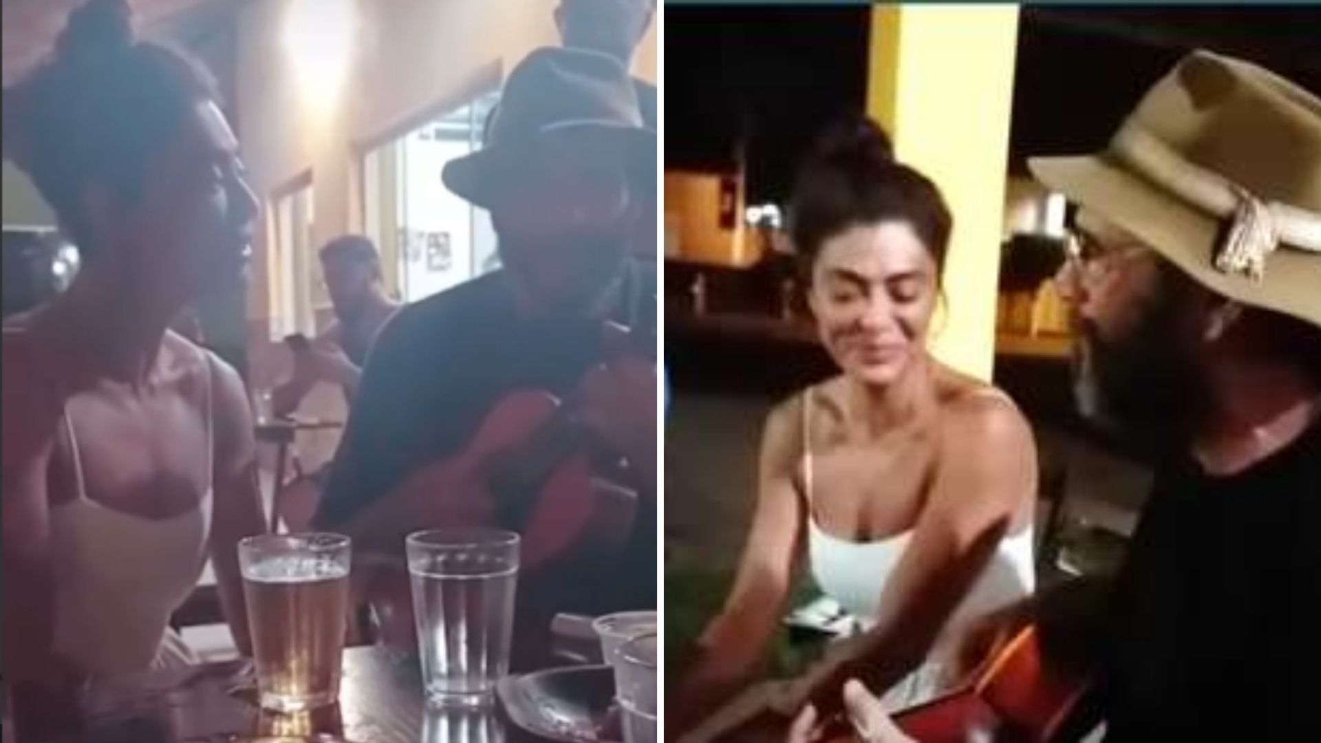 Juliana Paes e Almir Sater viram atração após gravações do remake de ‘Pantanal’