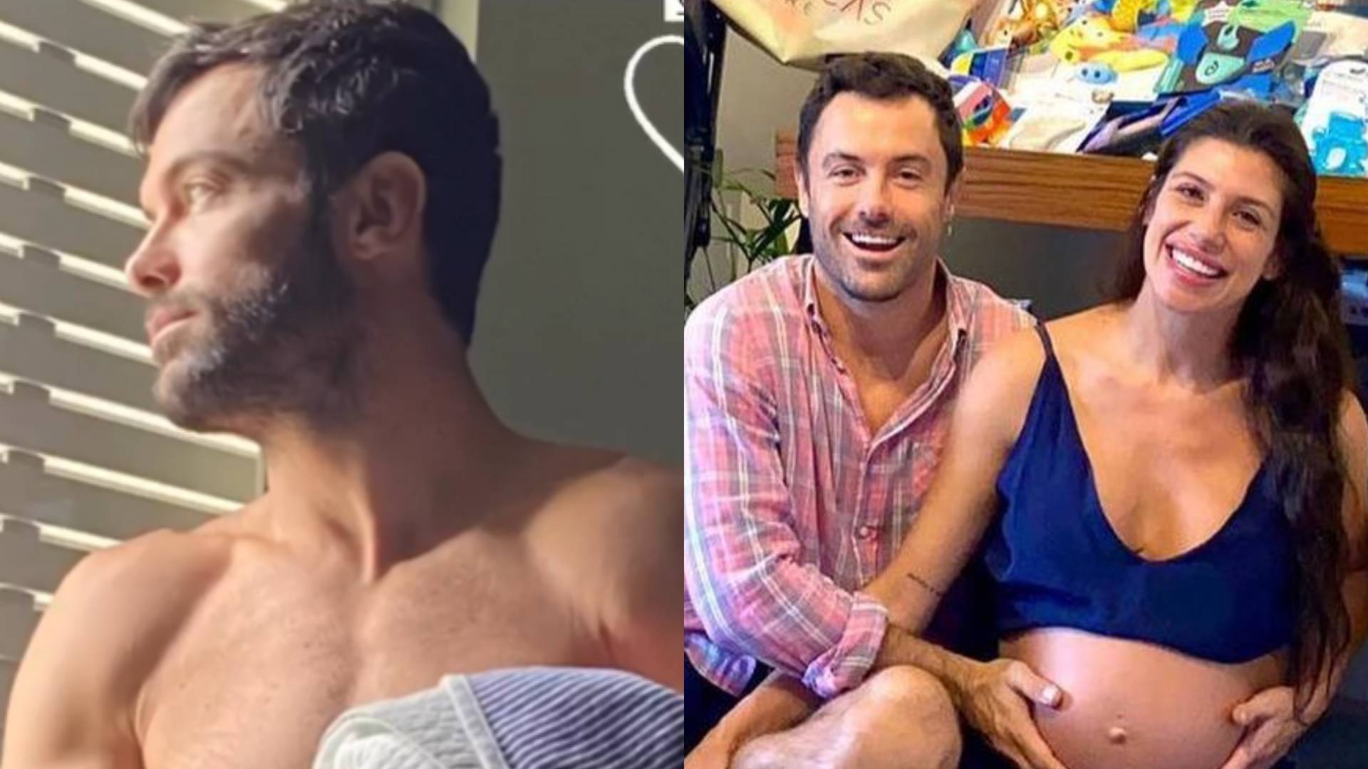 Kayky Brito posa com filho recém-nascido e faz namorada babar: “Simplesmente, tudo”