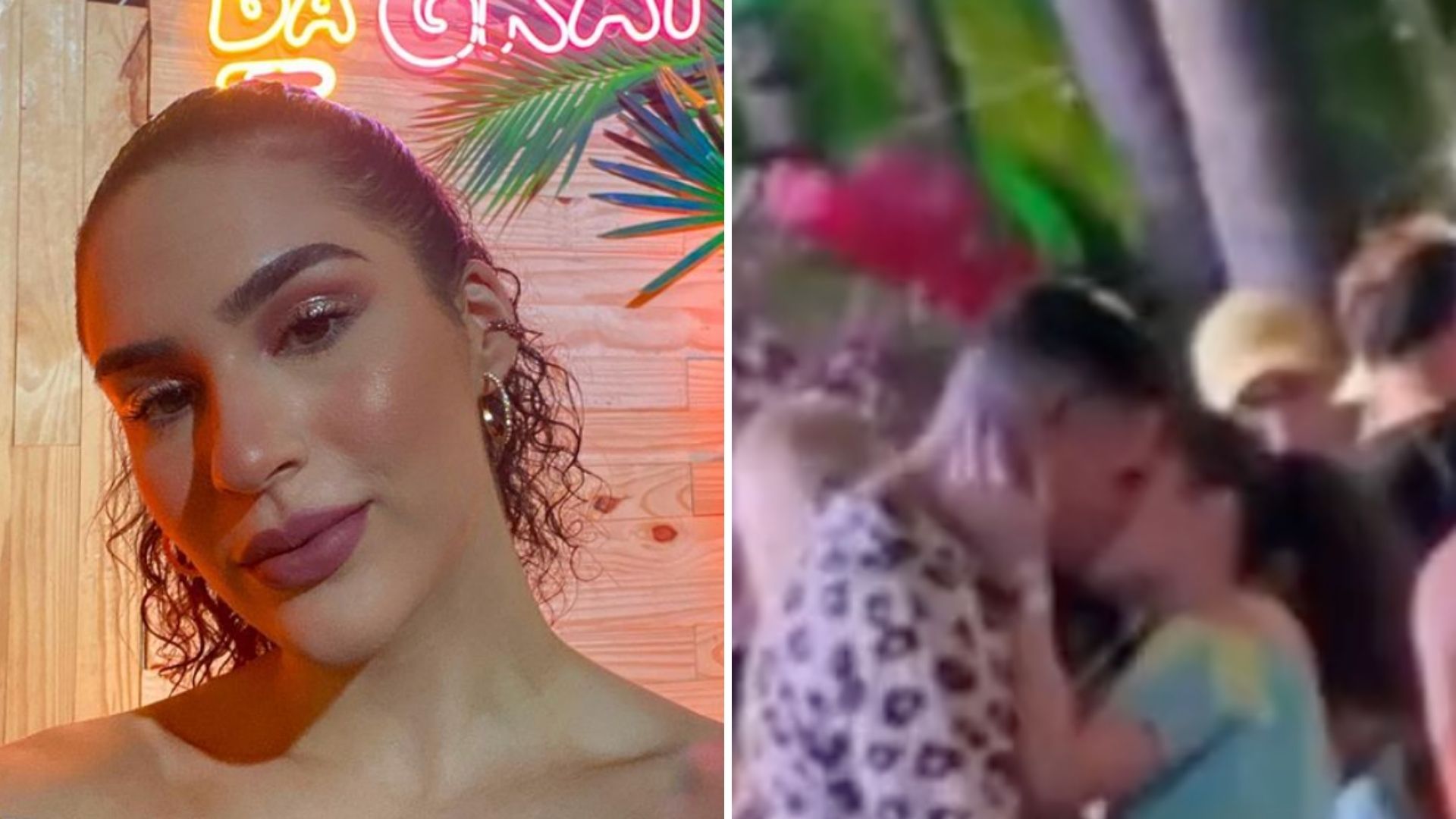 Eita! Filha de Renato Aragão é flagrada aos beijos com filho de Valesca Popozuda