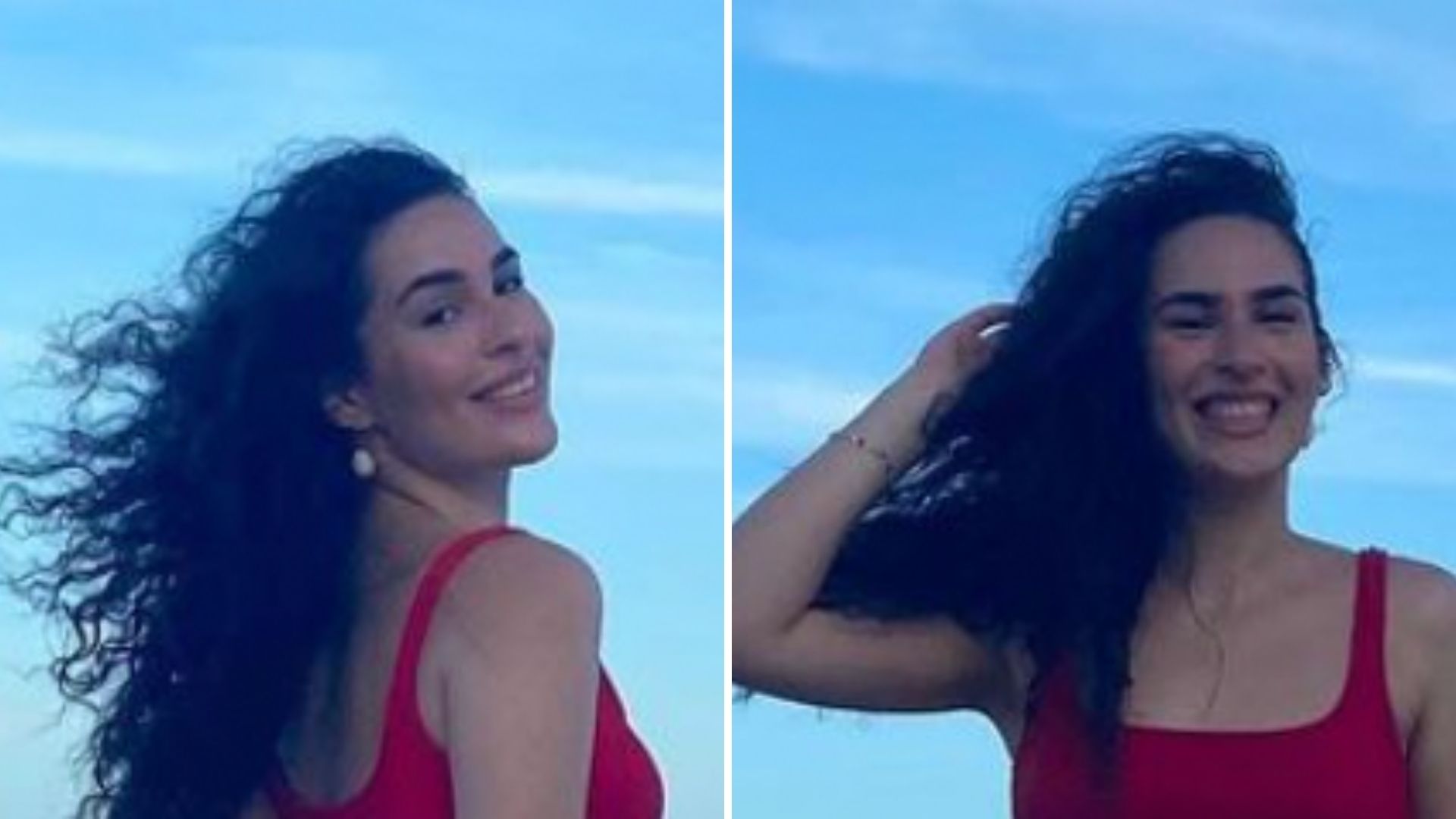 Filha de Renato Aragão usa biquíni ‘atoladinho’ e exibe bumbum empinado