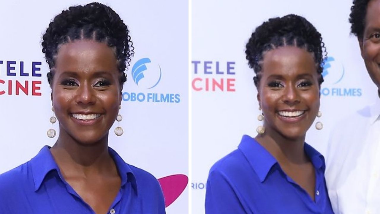 Sorridente, Maju Coutinho faz rara aparição com o marido e elege look elegante