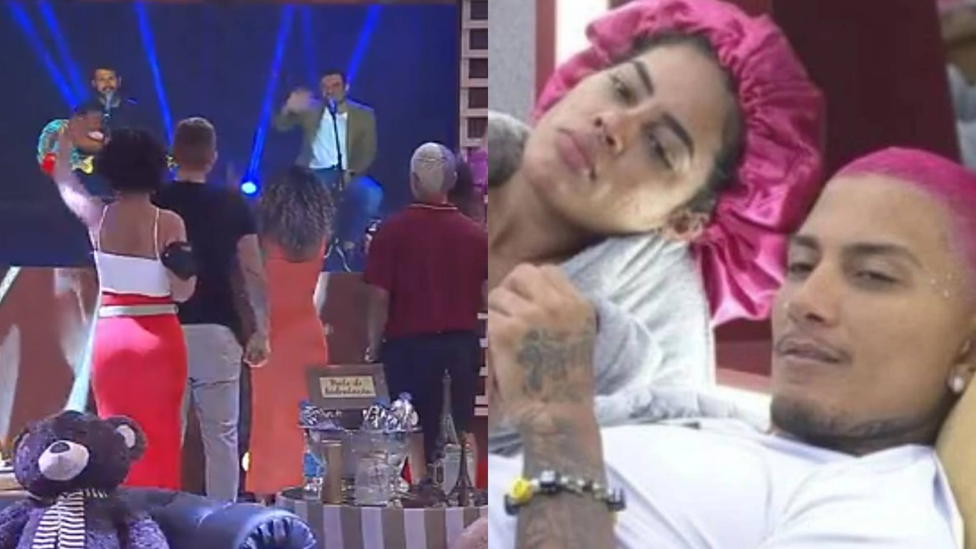 A Fazenda 13: Marcos e Belutti mandam ‘indireta’ aos peões: “Roubar mulher do outro”