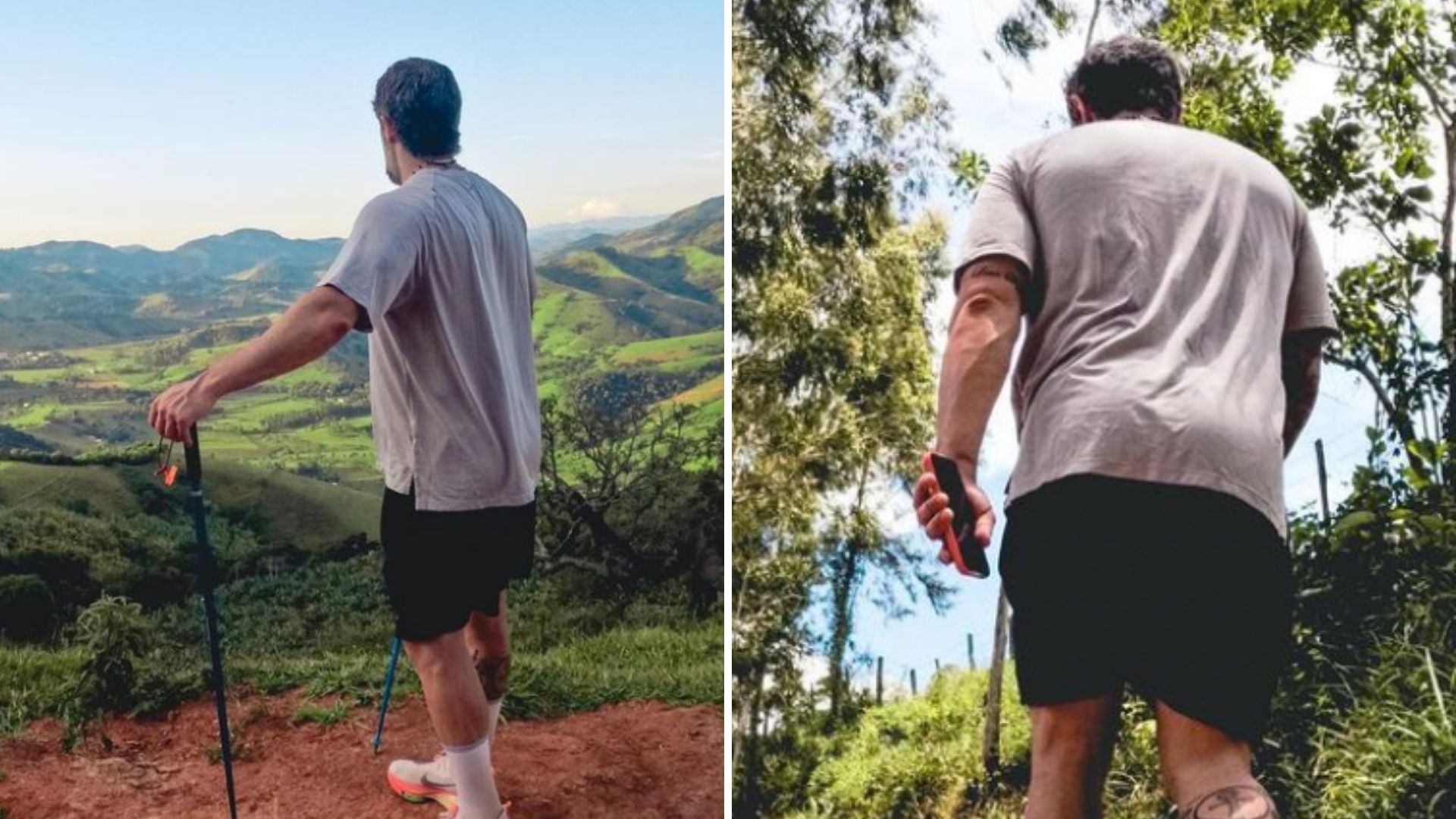 Emoção: Marcos Mion caminha 110 km até Aparecida para pagar promessa