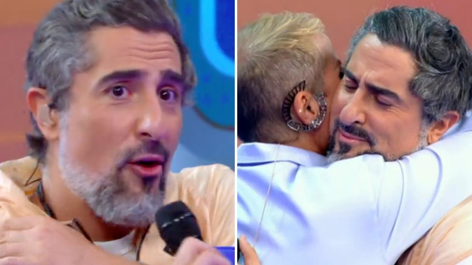 Xuxa pede a palavra e faz Marcos Mion chorar no Caldeirão: “Você tem que saber”