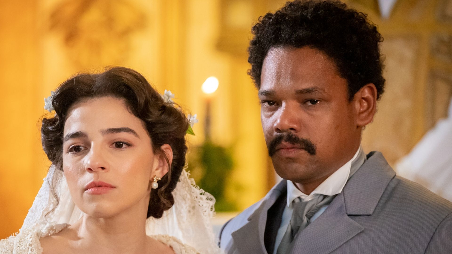 Nos Tempos do Imperador: Pilar tem casamento arruinado por Tonico e Samuel é preso