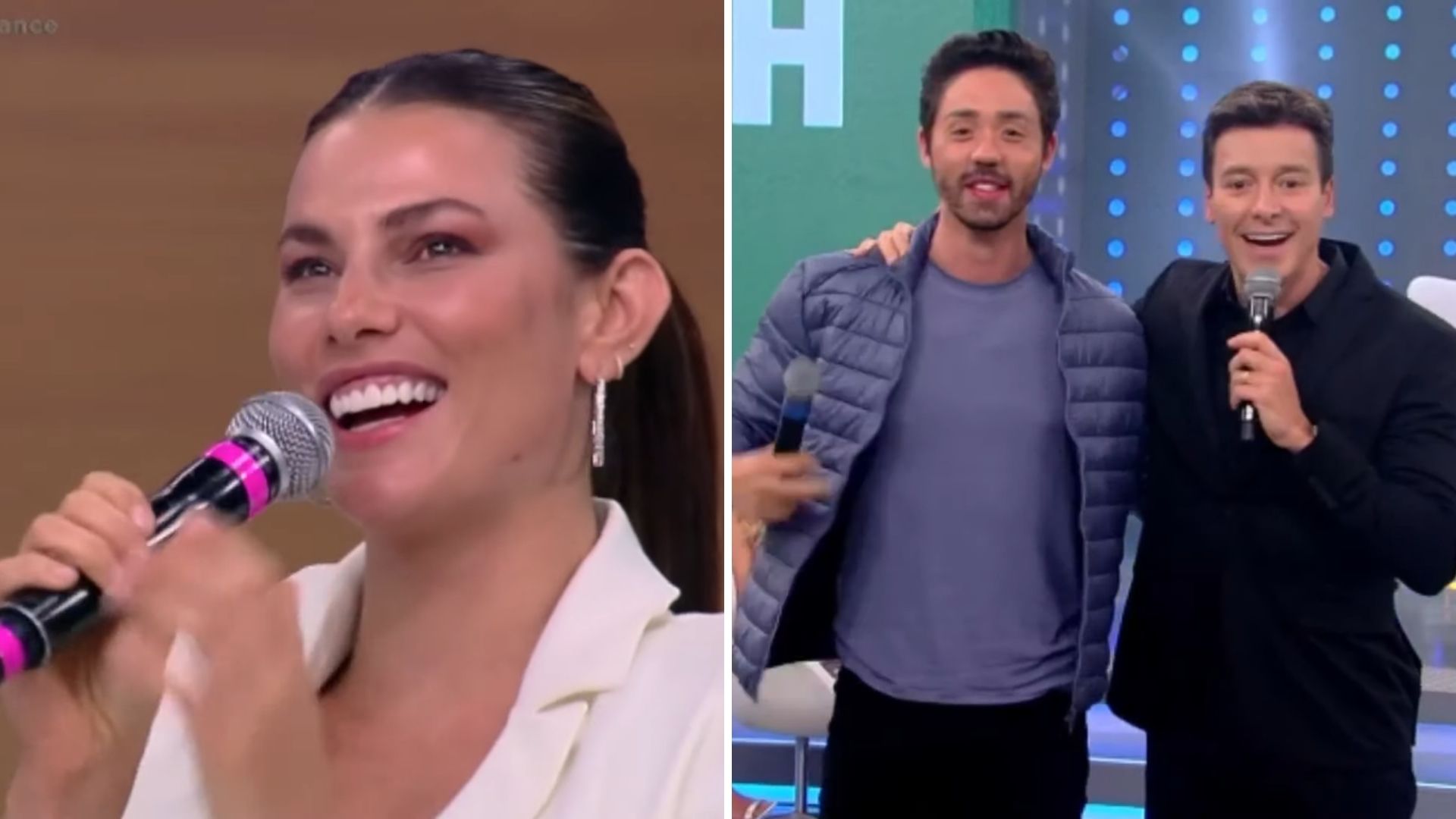 Rico Melquiades ganha jaqueta de Rodrigo Faro e alfineta Dayane: “Ficar longe dela”