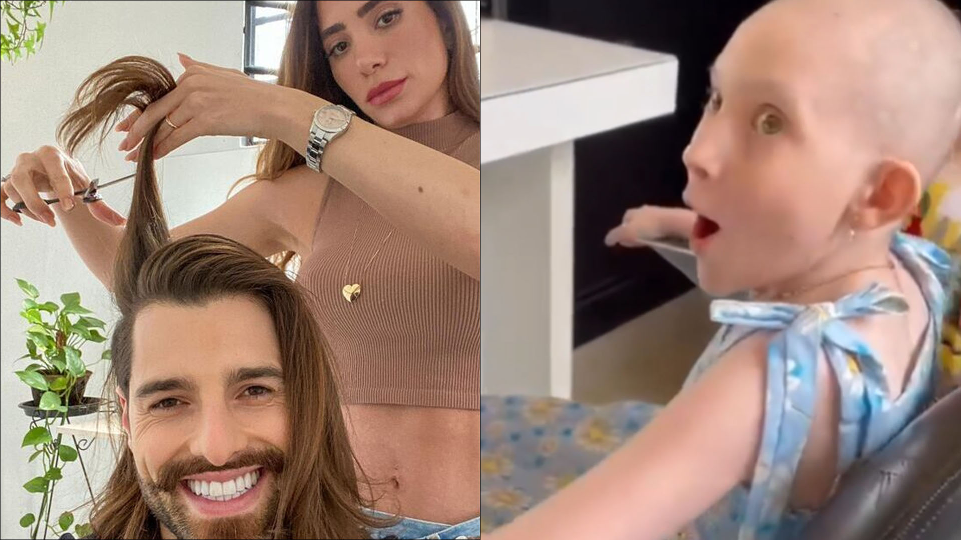Alok doa peruca feita com seu cabelo para criança com câncer: “Guerreira”