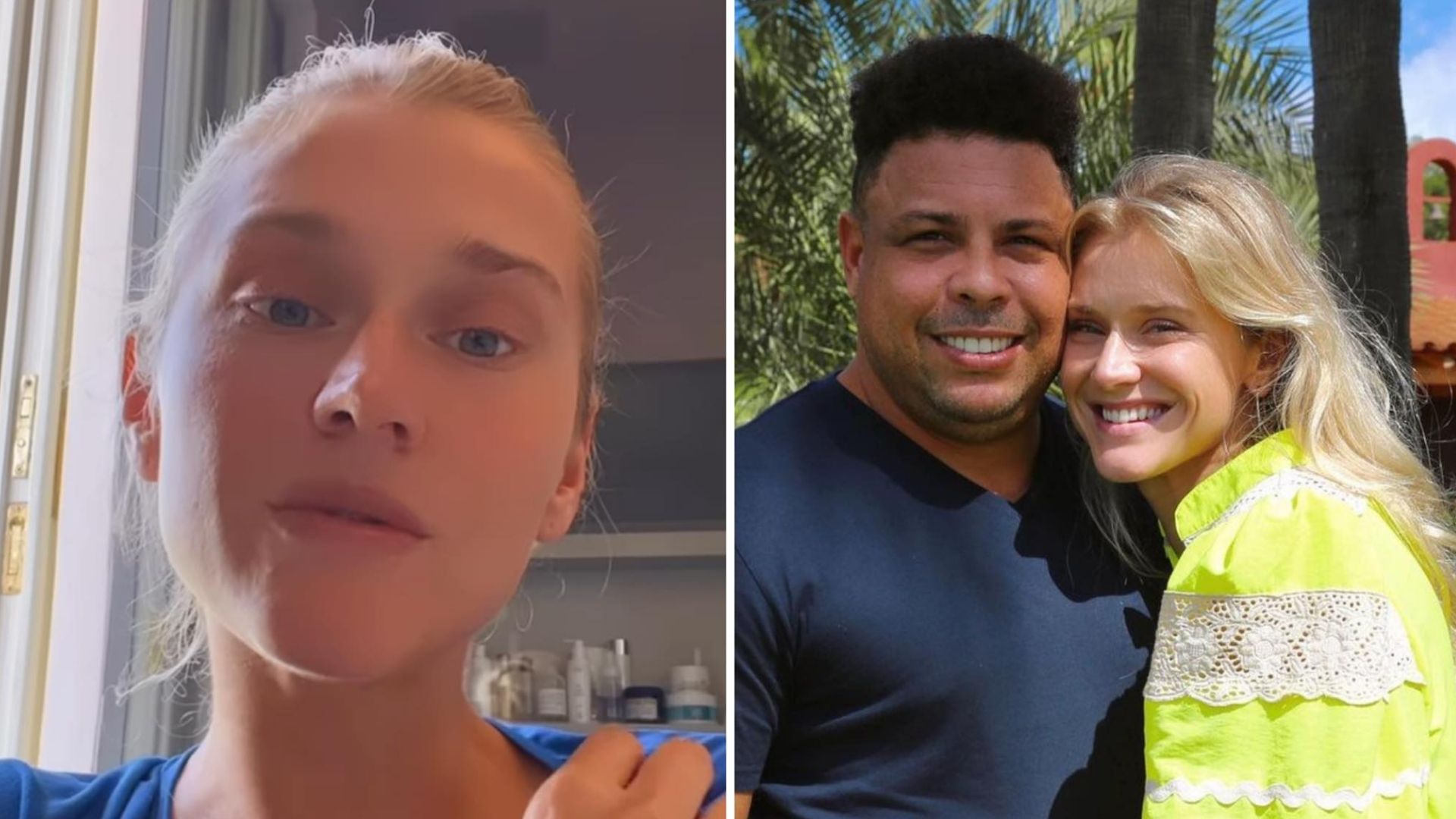 Noiva de Ronaldo revela estado de saúde do craque após Covid-19: “Mudou os planos”
