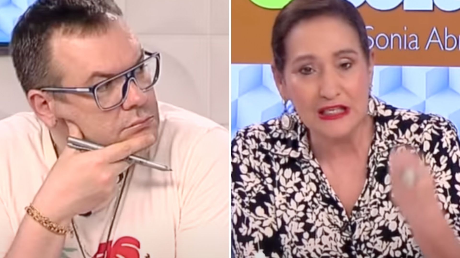 Gente? Ao vivo, Sonia Abrão e Felipeh Campos protagonizam climão por culpa de Huck