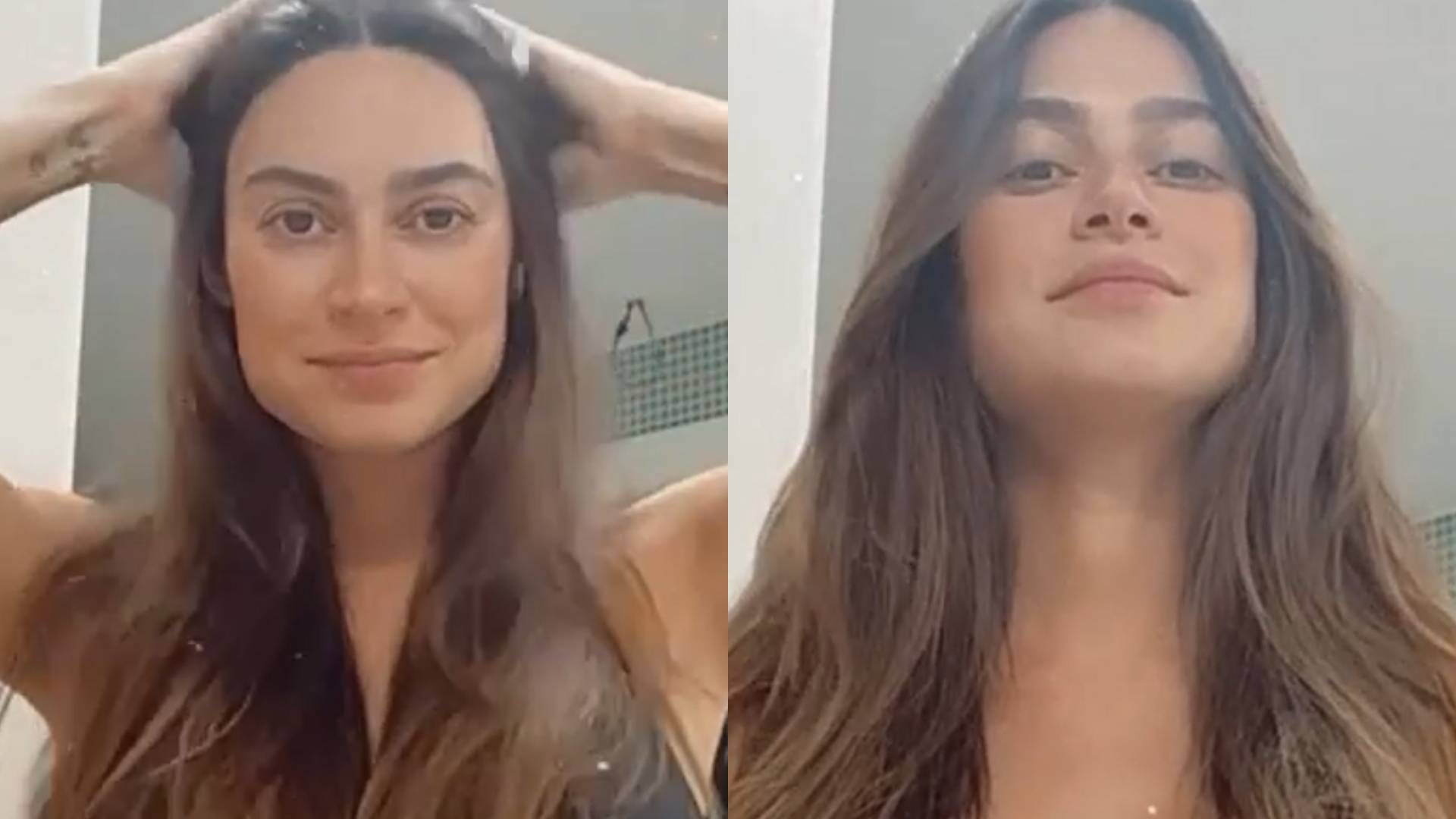 De top, Thaila Ayala mostra corpo real 11 dias após dar à luz: “Barriguinha segue”