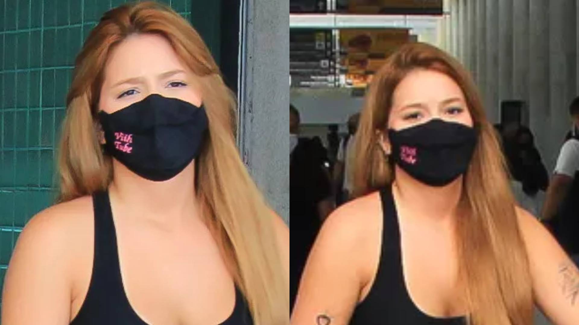 Só de top, ex-BBB Viih Tube ostenta barriga sarada e atrai olhares em aeroporto