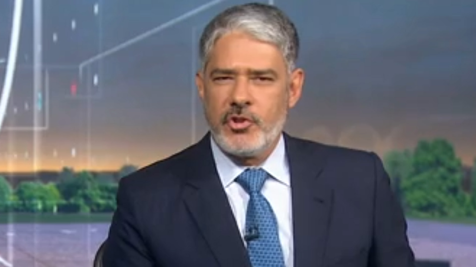 William Bonner rebate Bolsonaro ao vivo no ‘Jornal Nacional’: “Injustificável”