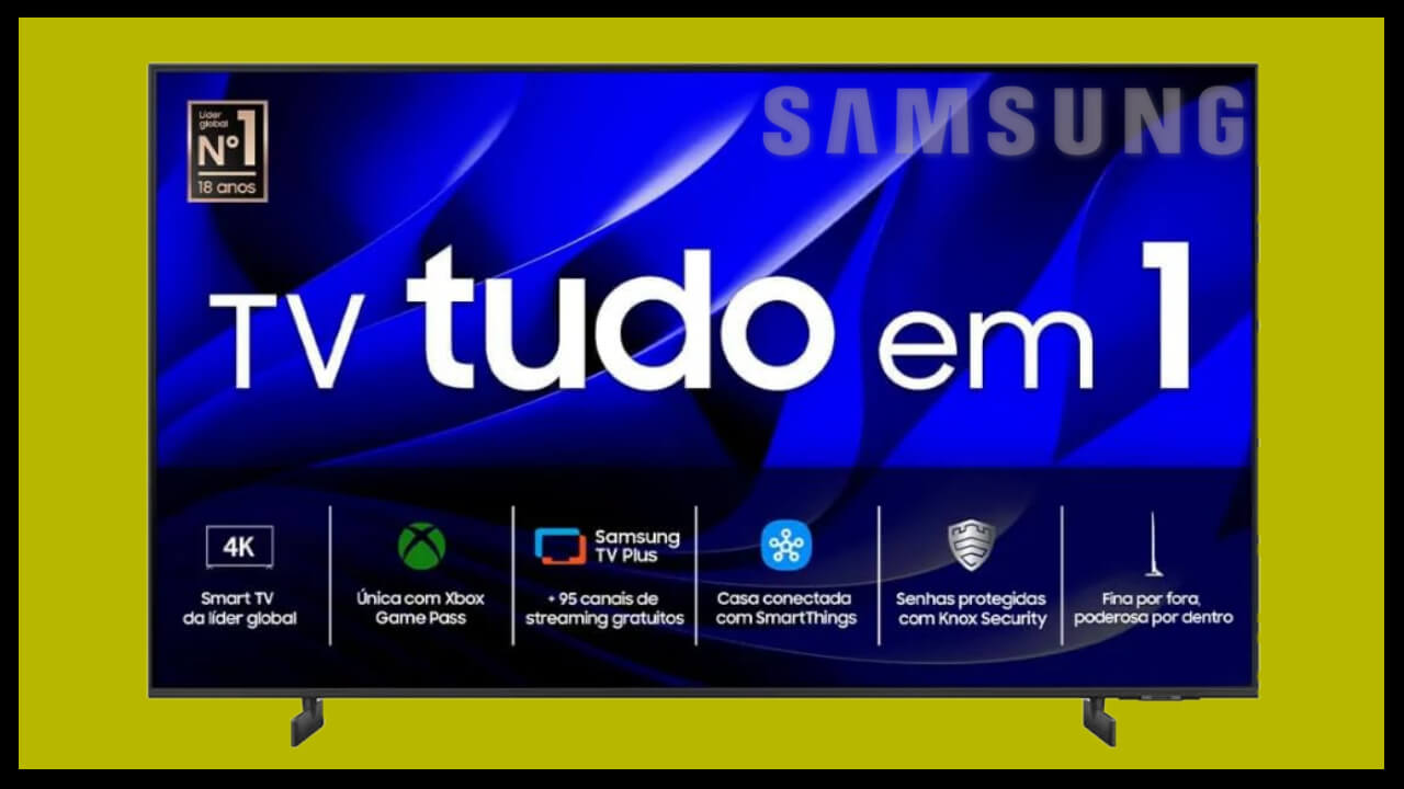 Ofertas Dia das Mães: descontos de até 43% nas smart TVs da Samsung