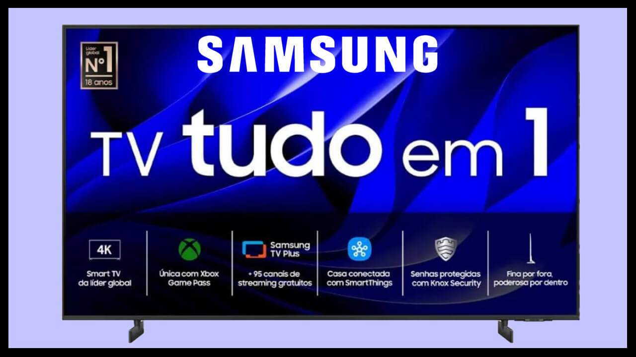 Ofertas do dia: até 46% de desconto nas smart TVs da Samsung
