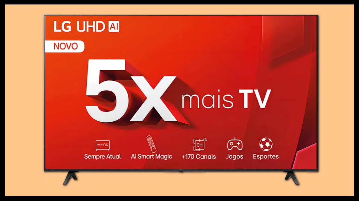 Ofertas do dia: smart TVs da Samsung e LG com descontos de até 46%