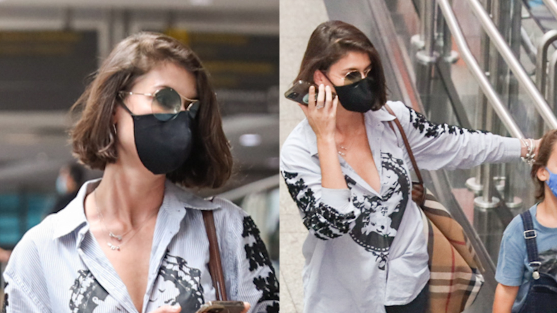Alinne Moraes faz raríssima aparição com marido e filho em São Paulo