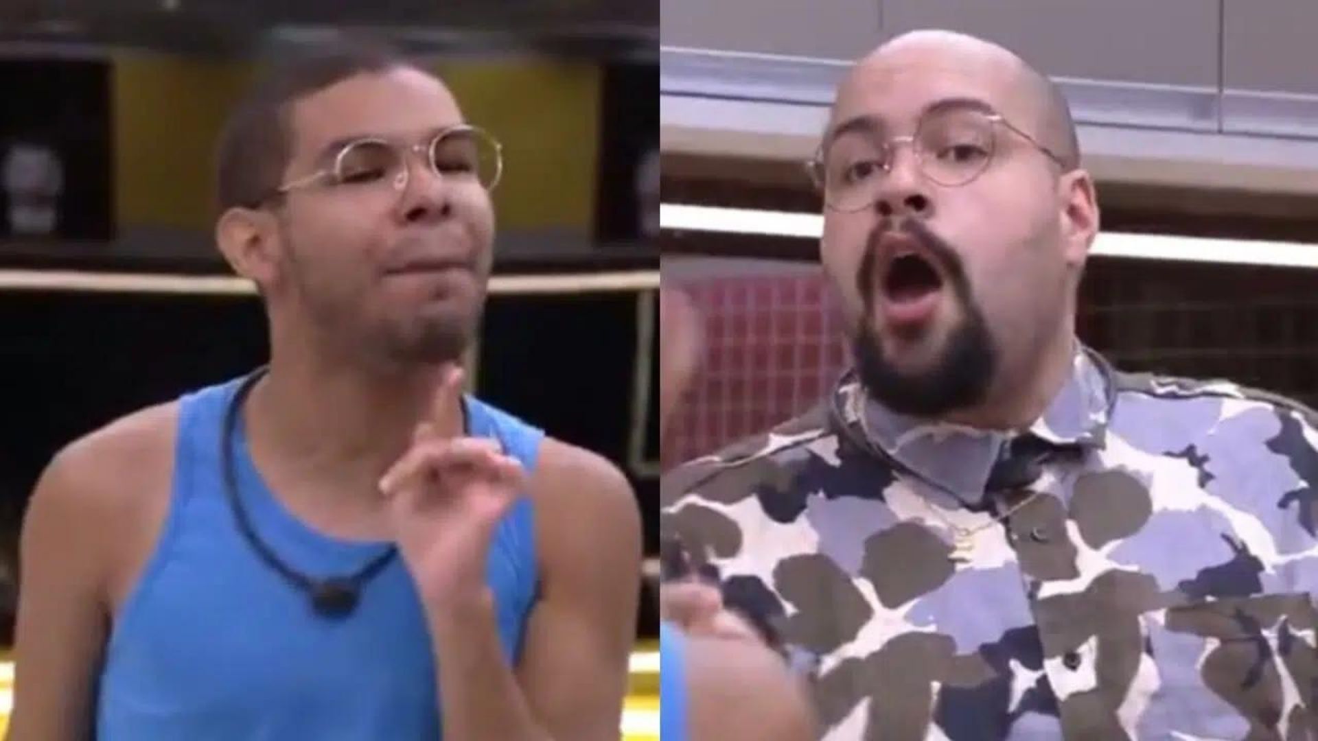 BBB22: Do nada, Tiago Abravanel e Vyni armam barraco na cozinha: “Você que pegou”