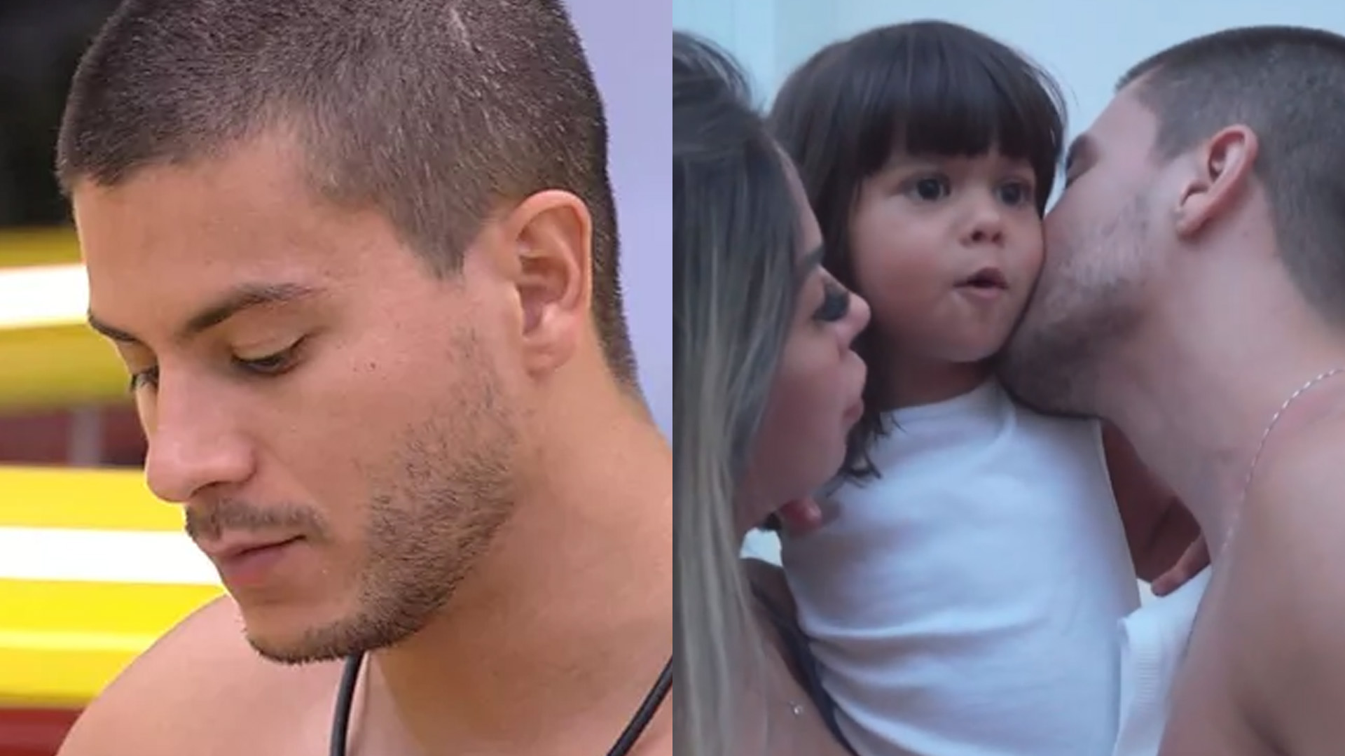 BBB22: Arthur Aguiar desabafa sobre distância da filha: “Tempo que não volta”