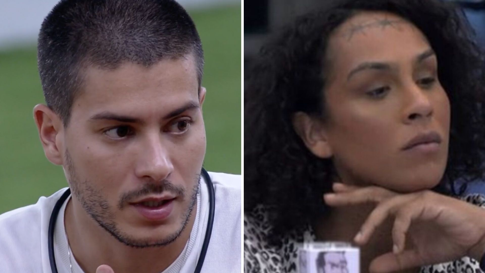 BBB22: Arthur Aguiar e Linn da Quebrada trocam farpas e ator provoca: “Quer dormir?”