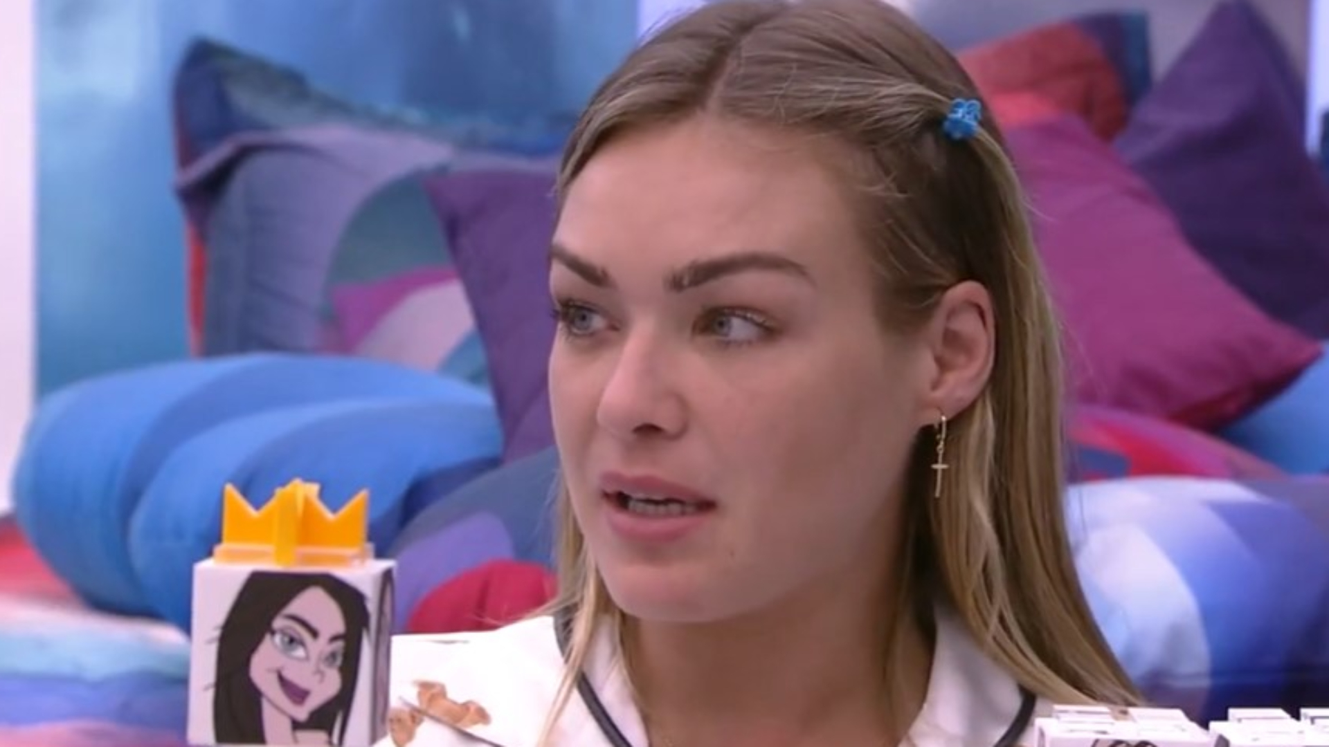 BBB22: Bárbara chama sister de ‘dramática’ e cogita voto: “É fod* também”