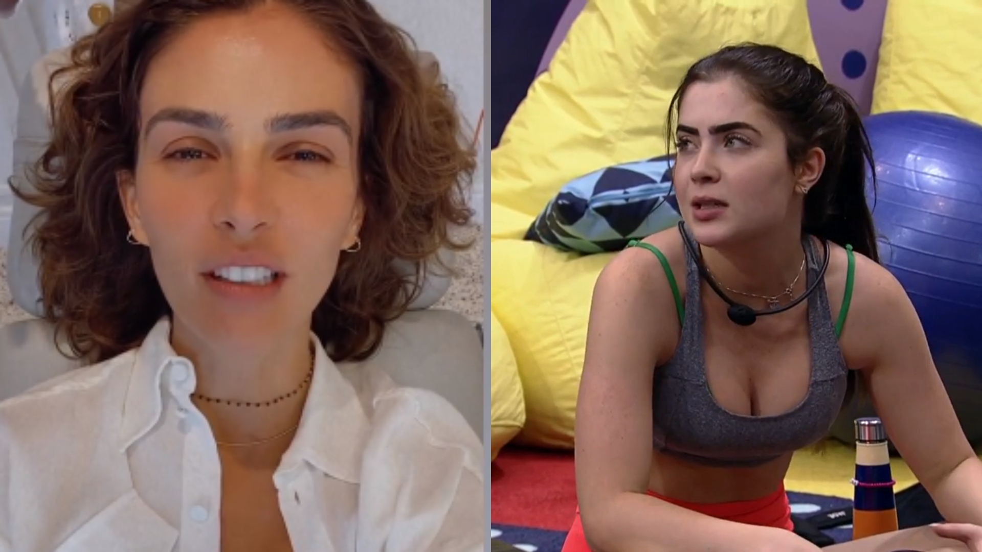 BBB22: Esposa de Júnior Lima detona Jade Picon por uso de calcinha descartável
