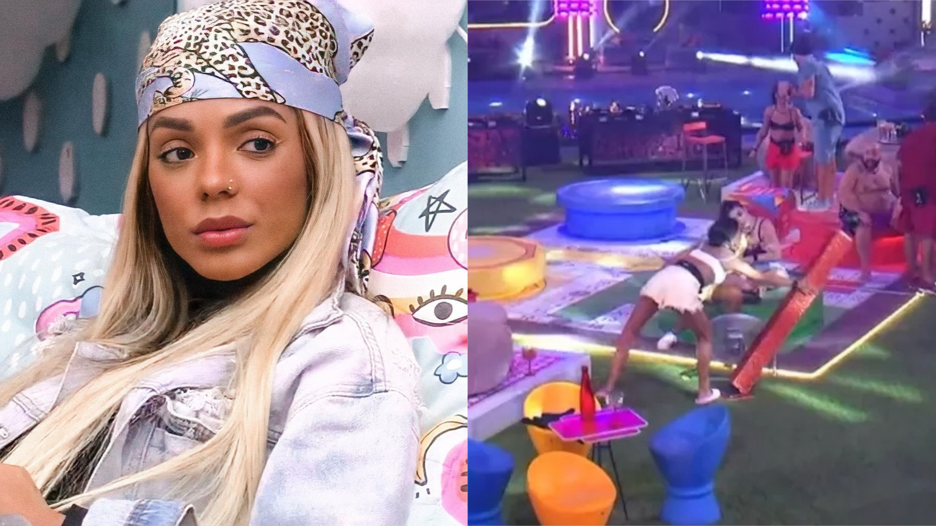 BBB22: Além de Eslô, Globo mostra Brunna derrubando câmera na festa