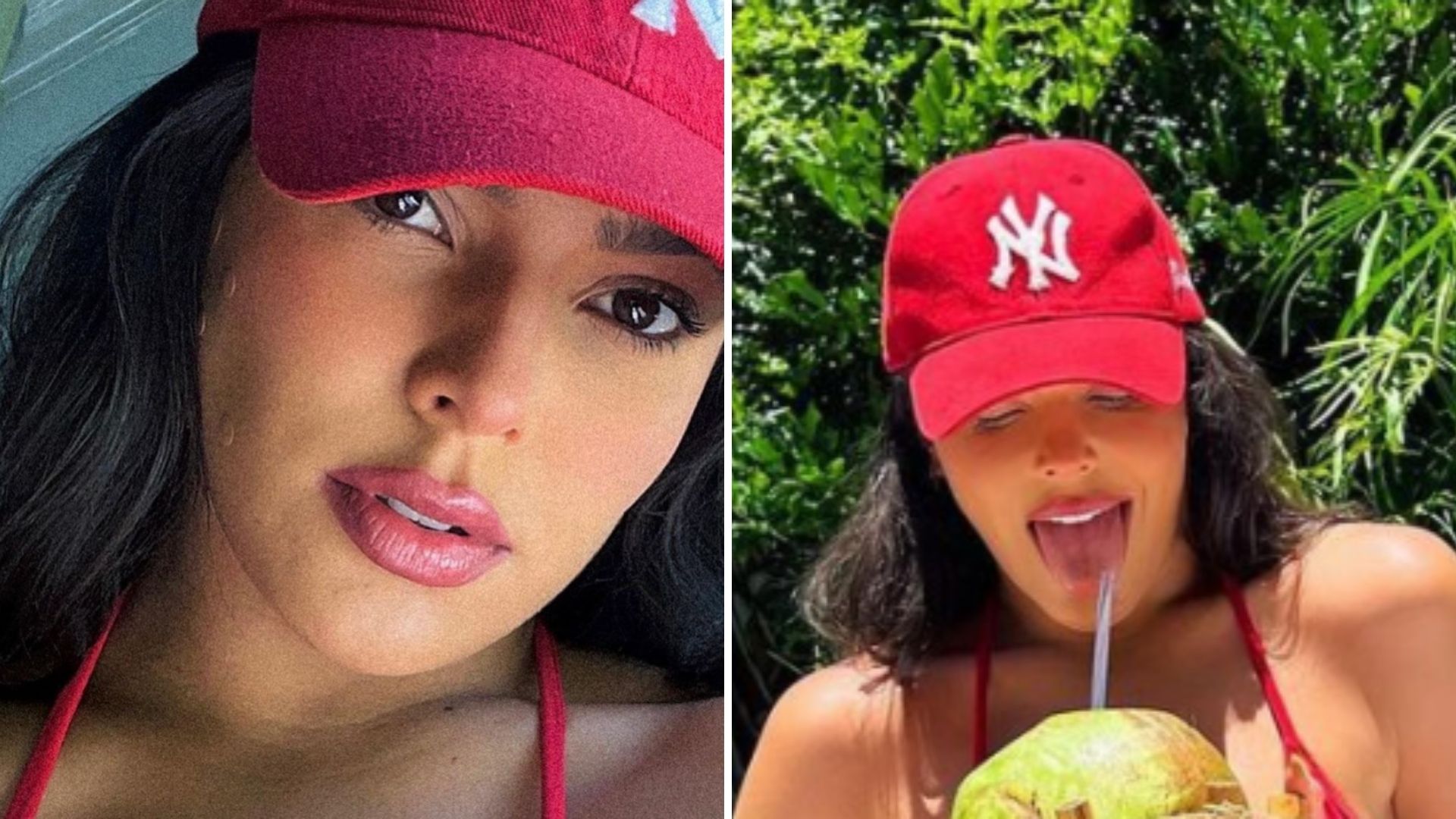 Ex-BBB Emilly Araújo posa de biquíni fio-dental em cliques sugestivos: “Sereia”