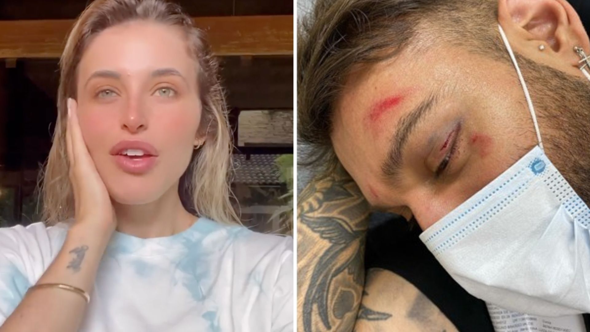 Esposa de Lucas Lucco relata momentos de pavor após acidente: “Ficou inconsciente”