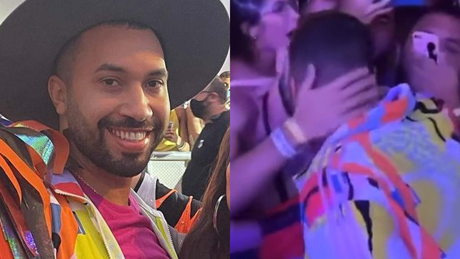 Gil do Vigor desce do palco de Anitta e beija bonitão na plateia: “Me permito”