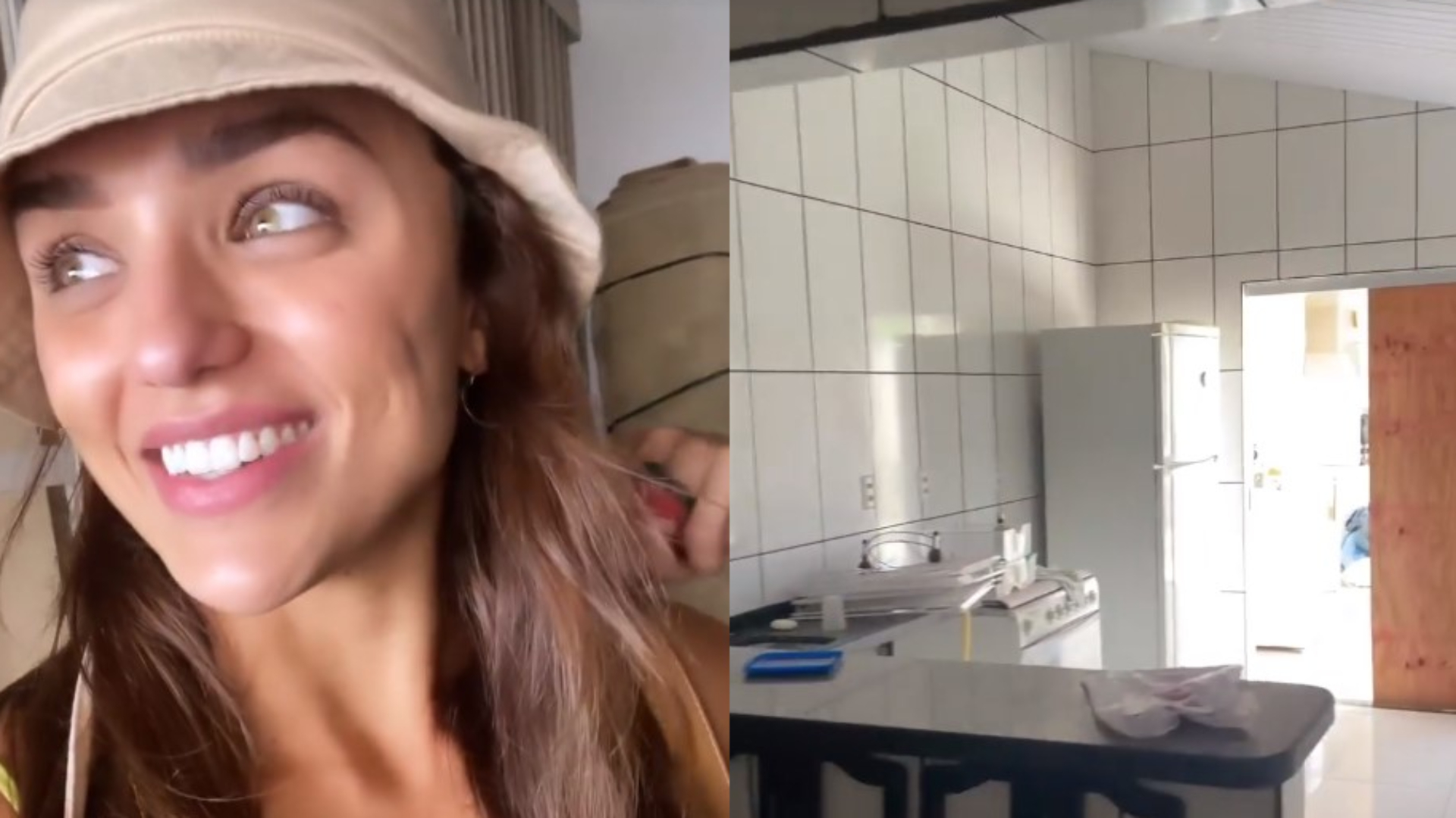 Ex-BBB Rafa Kalimann visita casa antiga e se emociona: “Aperto no coração”