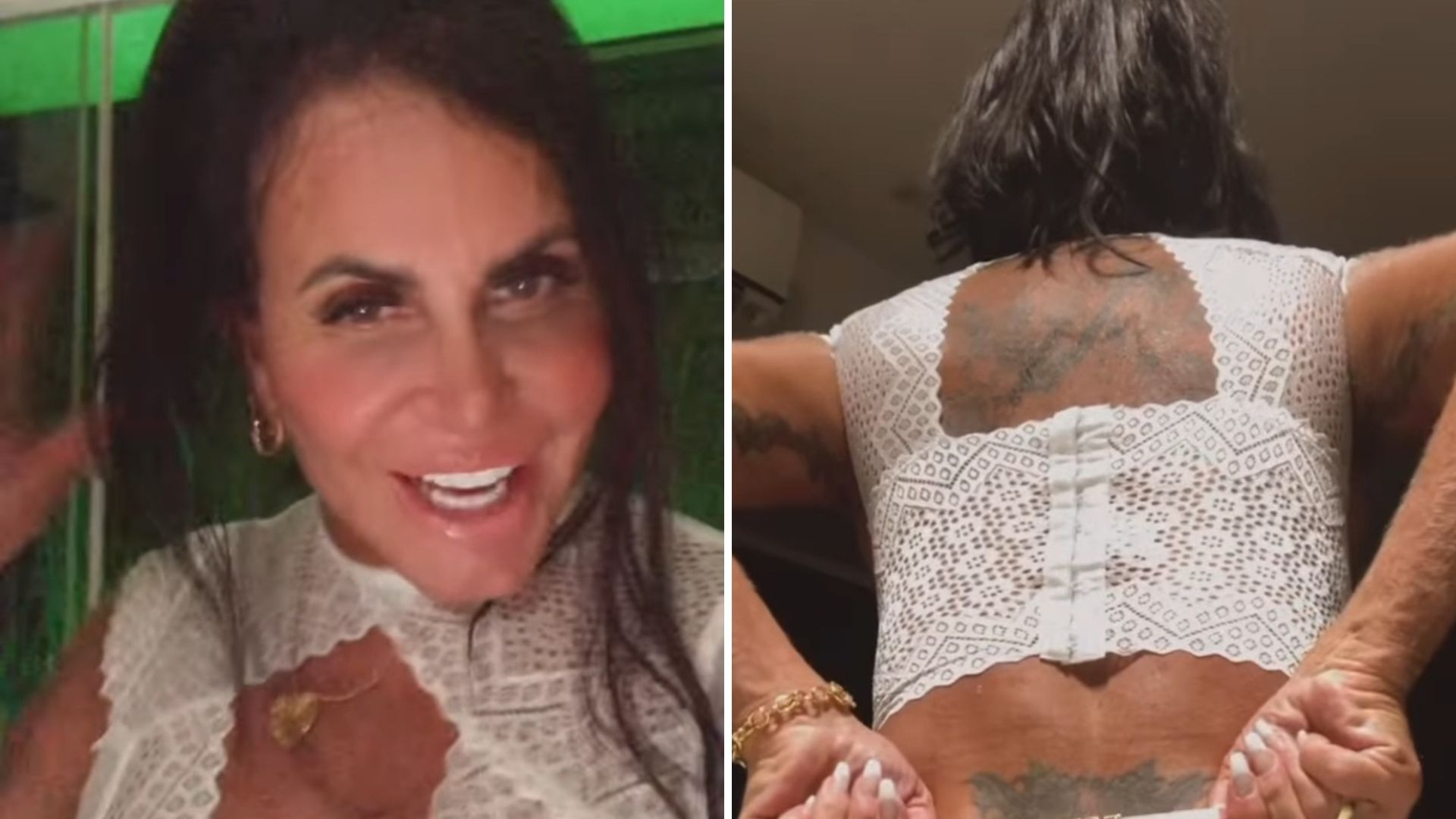 Inovou! Gretchen usa calcinha com nome do 18º marido: “Se incomodem”