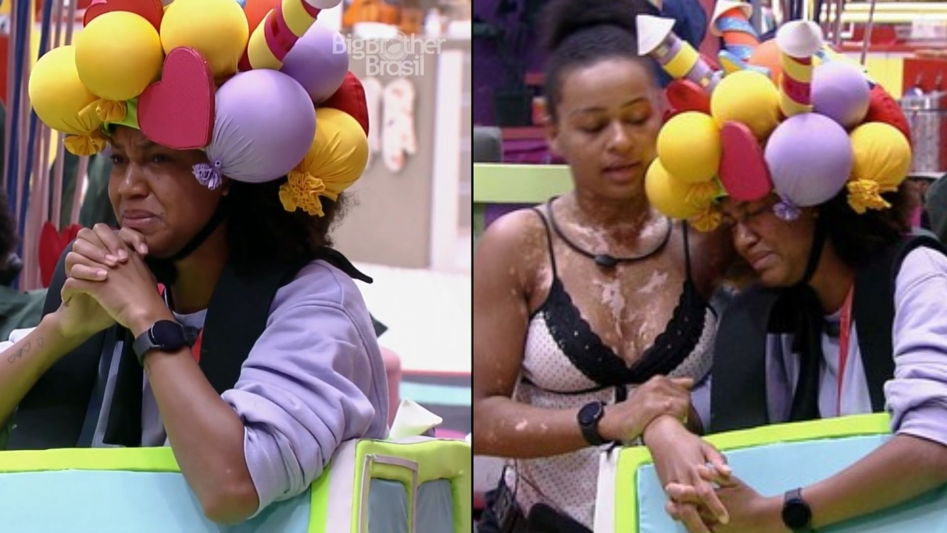 BBB22: Jessilane chora após Tiago Abravanel desistir e é consolada: “Não teve culpa”