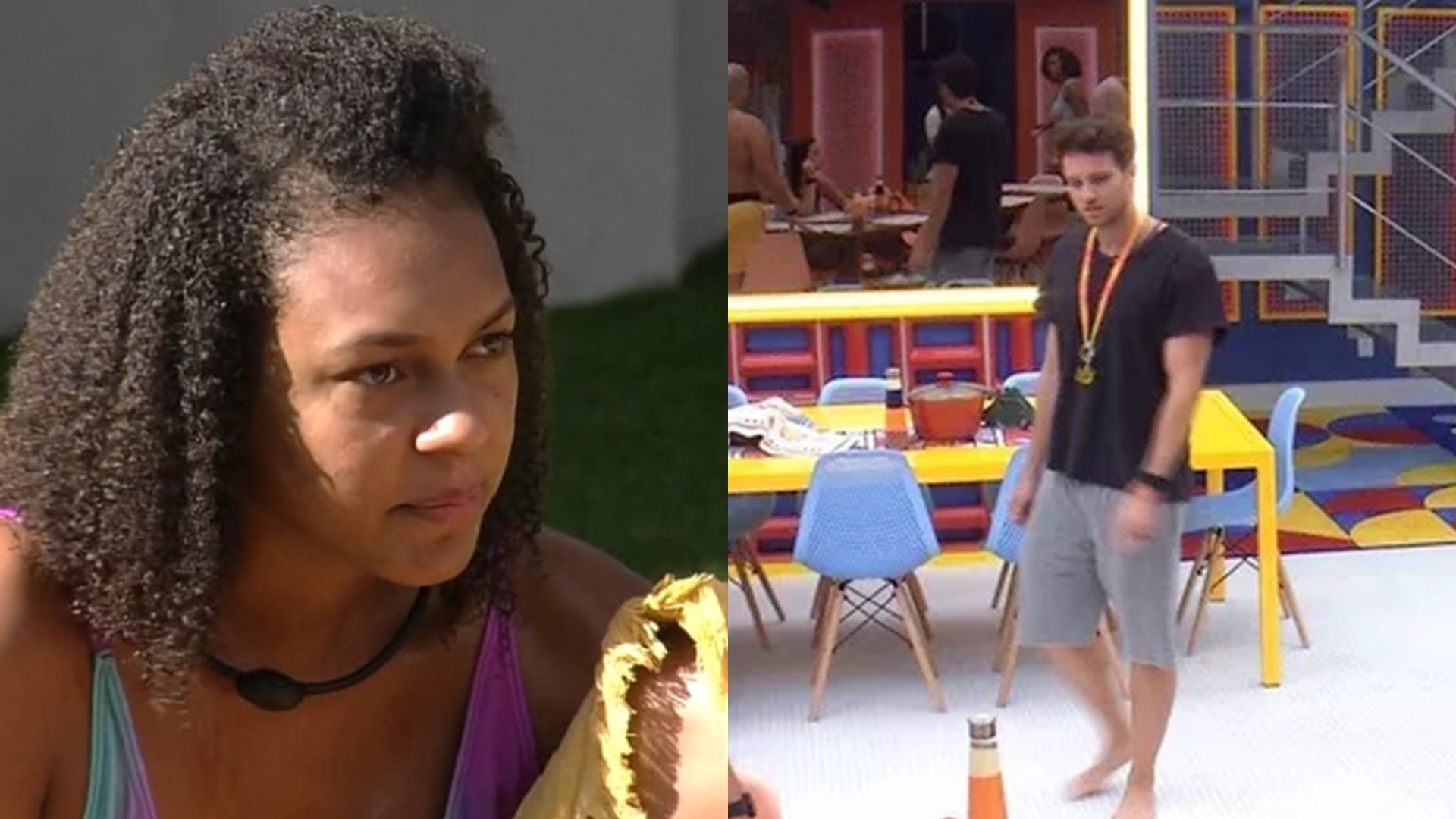 BBB22: Jessi manda indireta ao ver Lucas sem roupão do líder: “Fazia tempo”