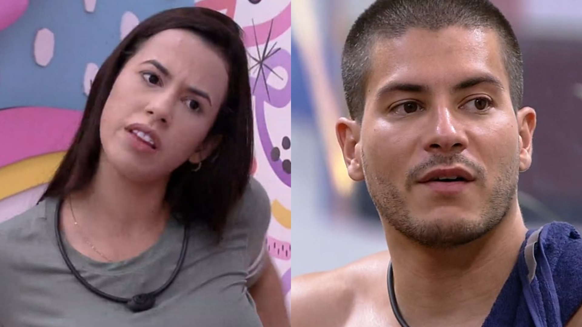 BBB22: Larissa se estressa com emoji que recebeu de Arthur: “Eu sou planta?”