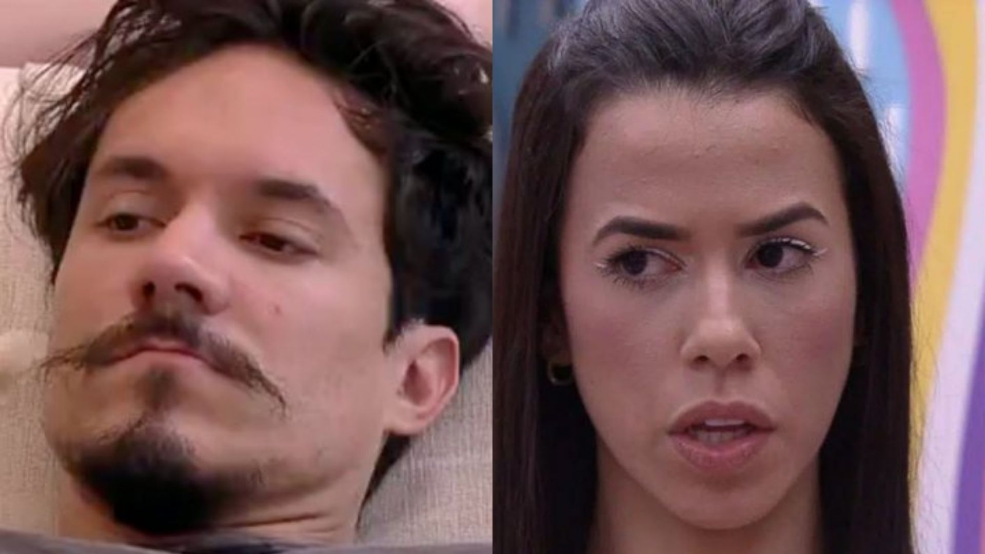 BBB22: Larissa discute com Eliezer por movimentação no edredom: “Sai do quarto”