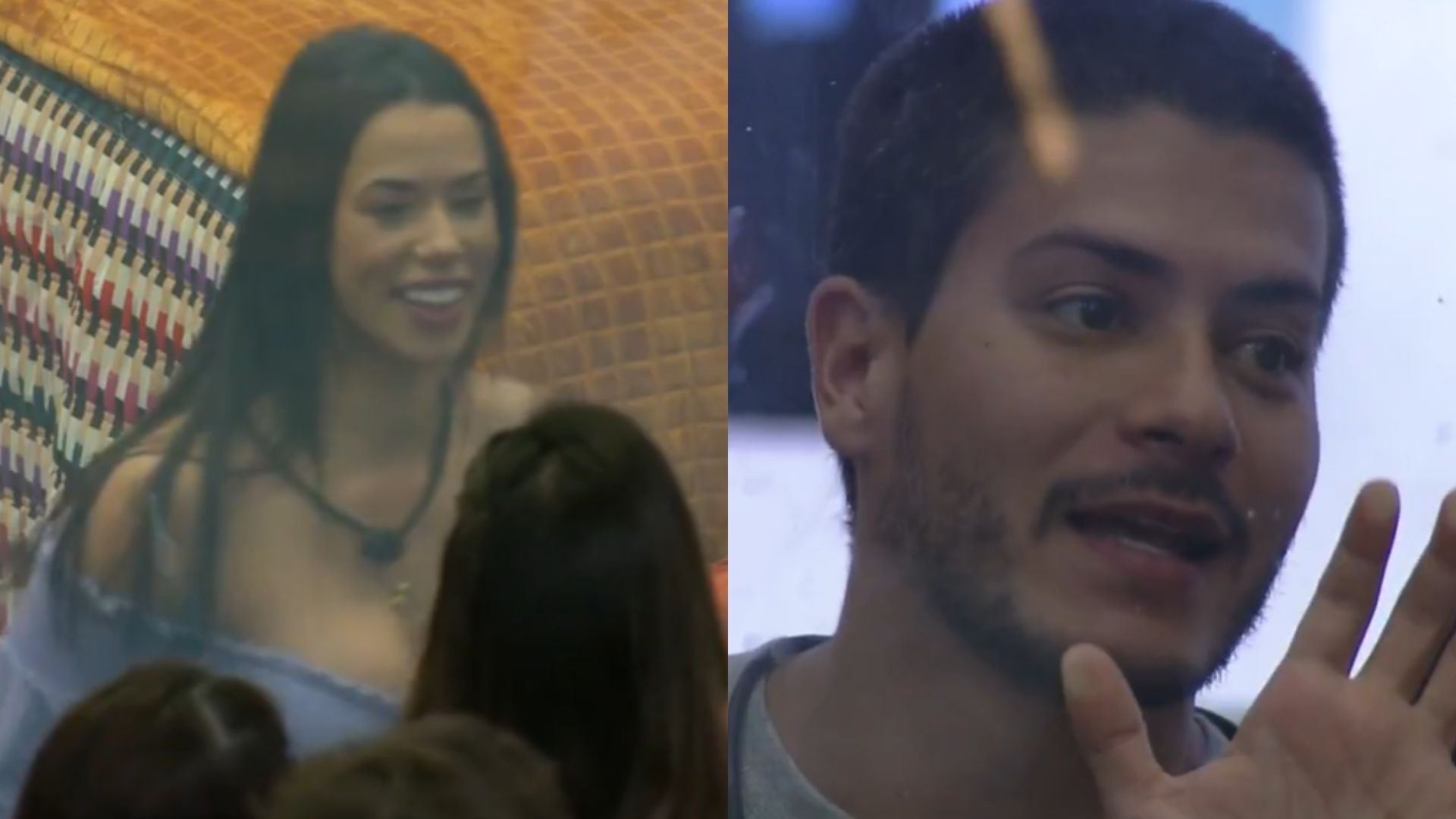 BBB22: Larissa pega Arthur Aguiar de surpresa com revelação: “Sua mulher tá p*ta”