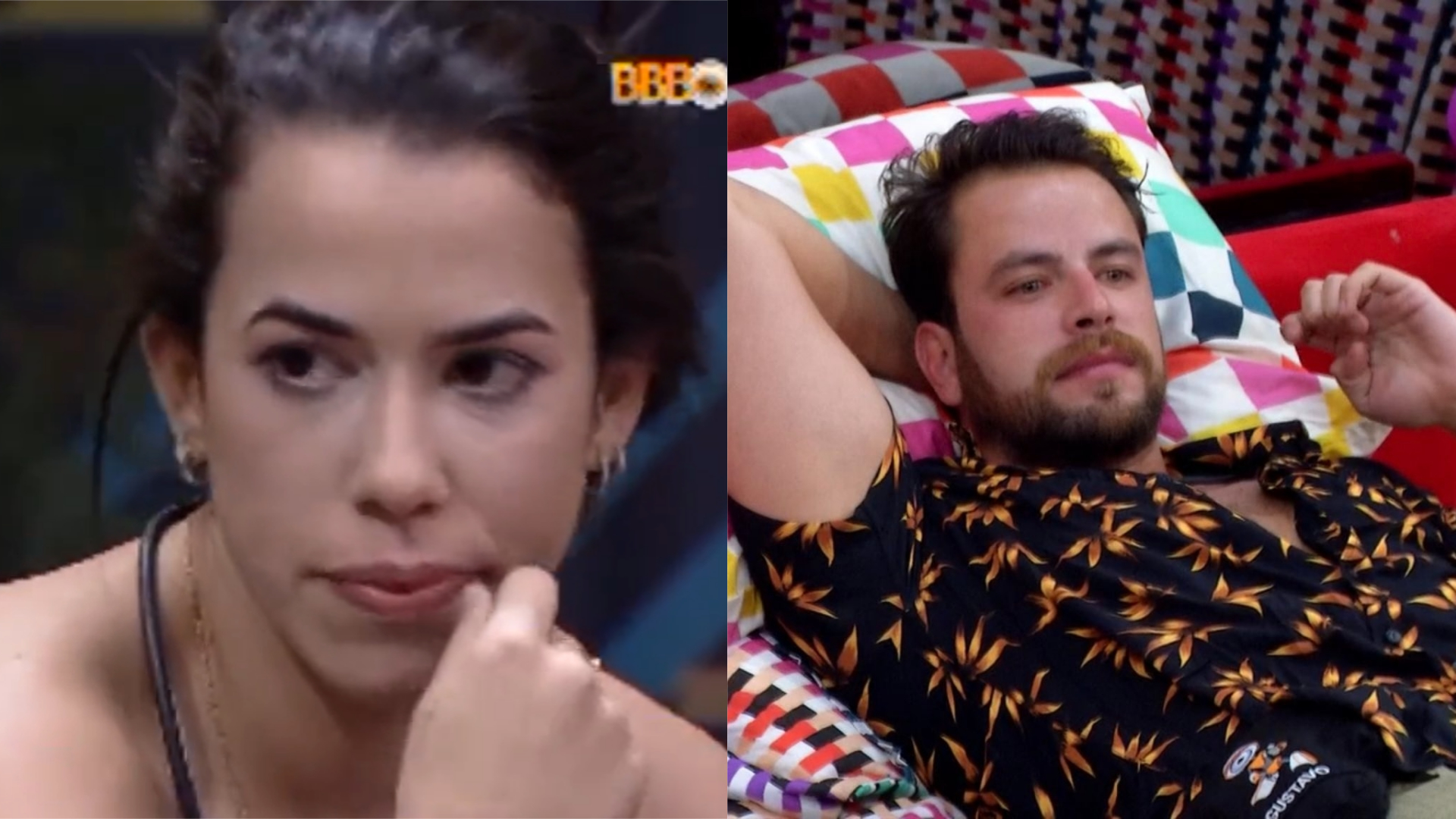 BBB22: Larissa e Gustavo colocam “bomba” em cima do avatar de sister; Confira