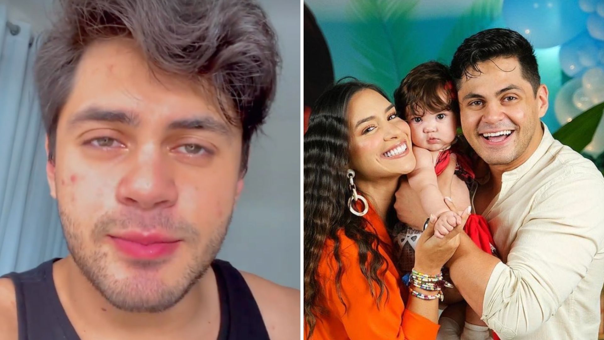 Lucas Veloso anuncia separação 9 meses após a chegada da filha: “Tomamos a decisão”