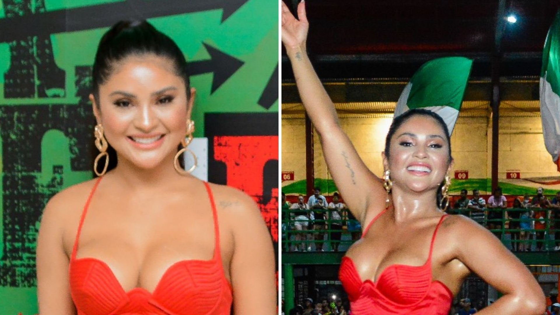 Já é Carnaval? Mileide Mihaile vai a ensaio com vestido curtíssimo e dispensa roupa íntima