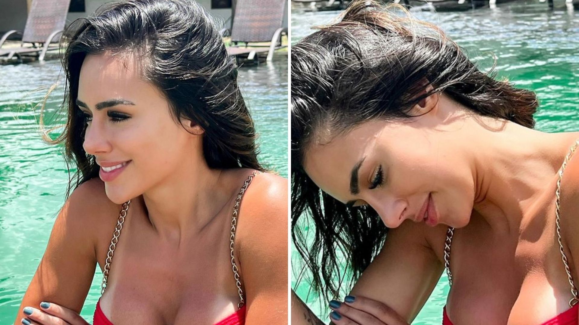 Namorada do Neymar posa de biquíni e exibe marquinha bem sexy: “Babando”